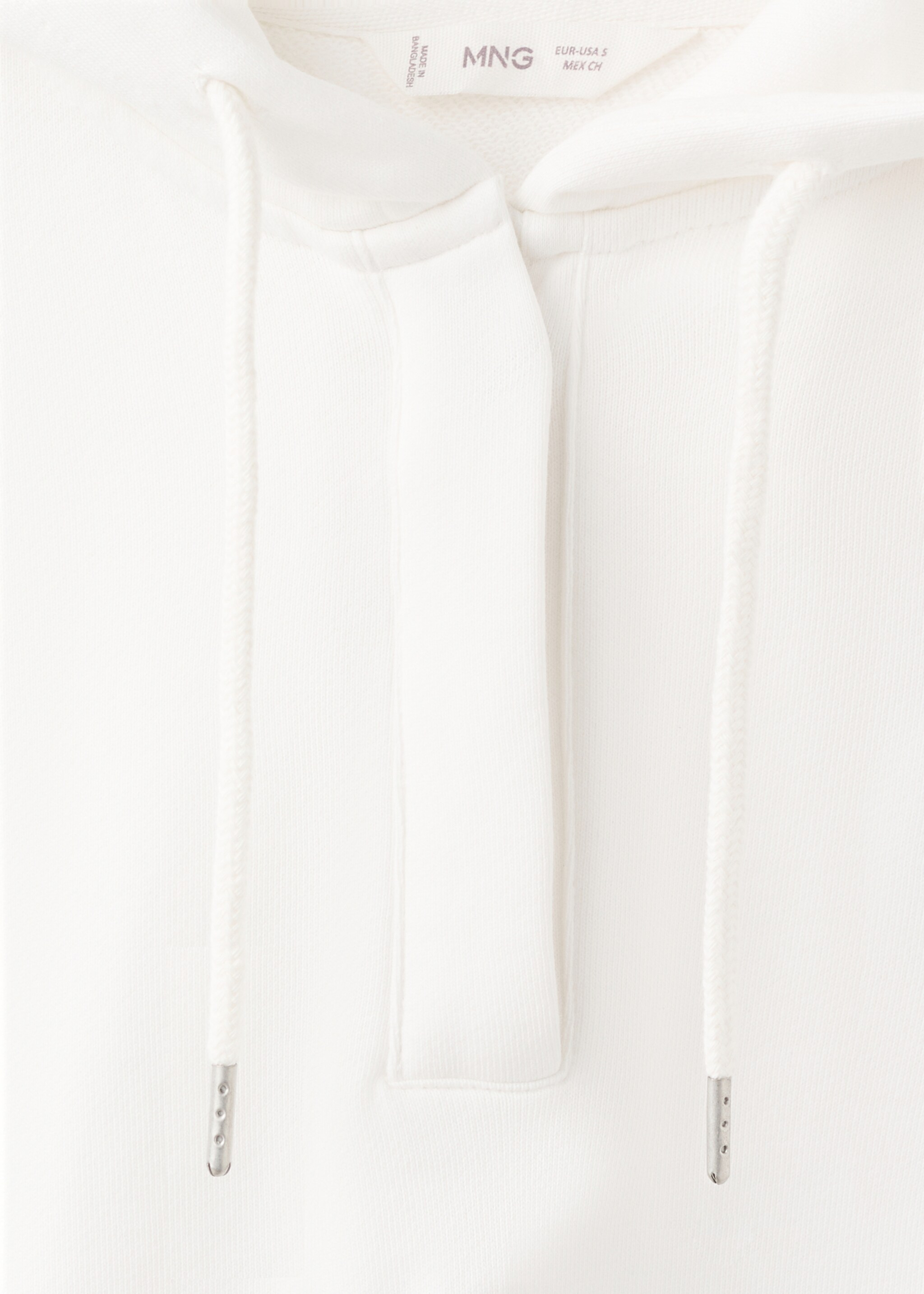 Sweater coton message - Détail de l'article 8, Blanc cassé. Ref: 27036356-00.