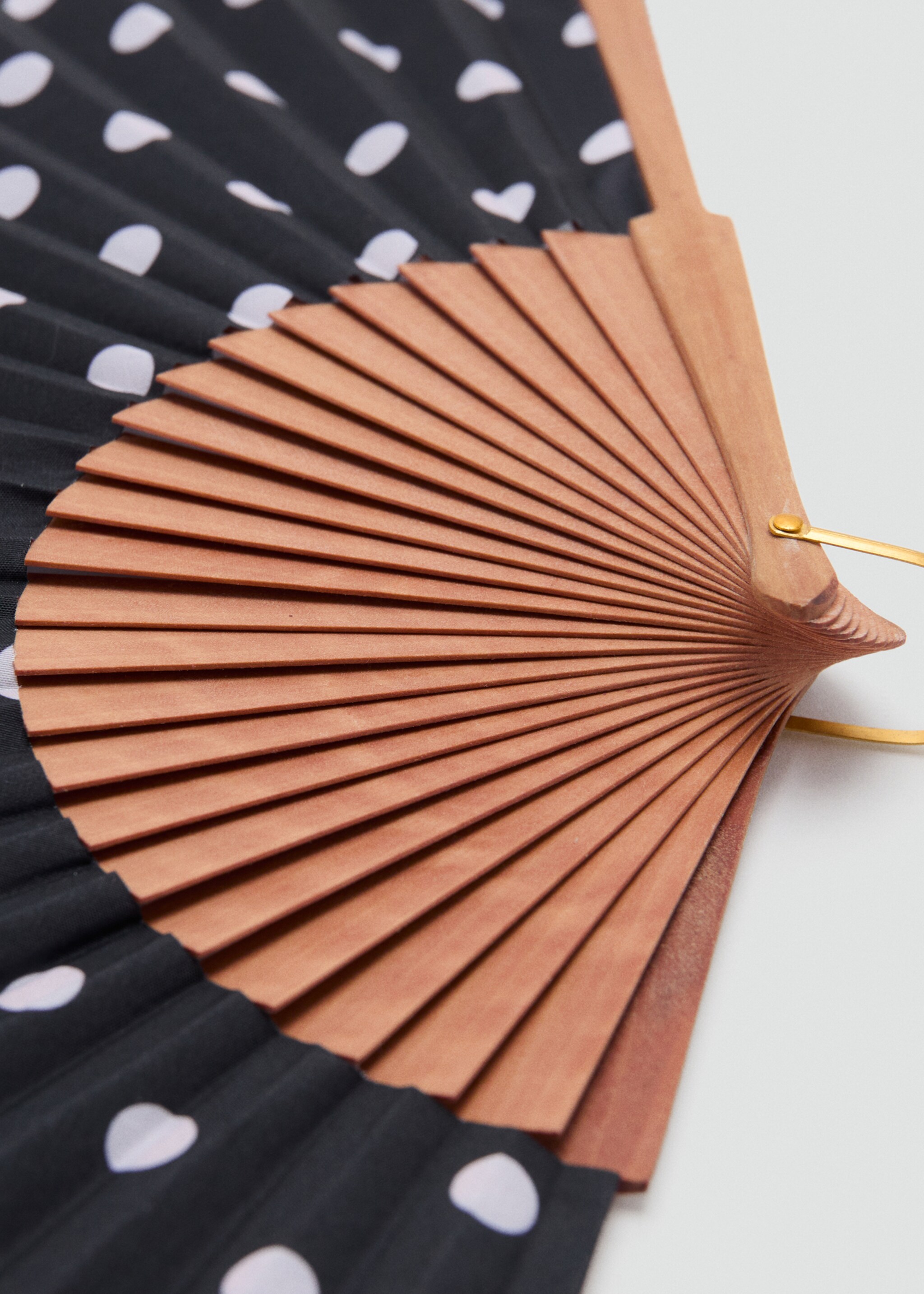 Polka dot fan - Деталь изделия 1, Черный. Ref: 27036714-00.