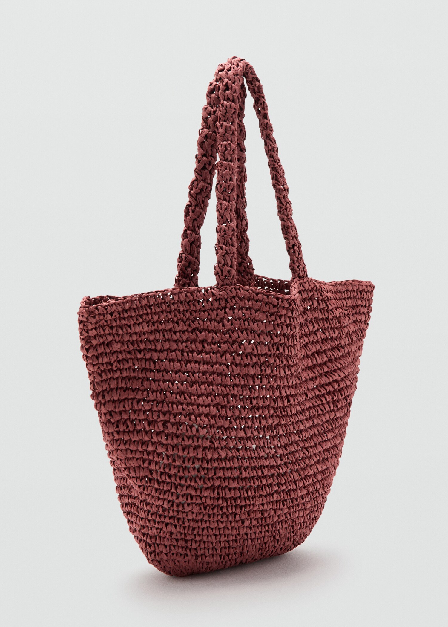 Natural fibre tote bag - Medium plane