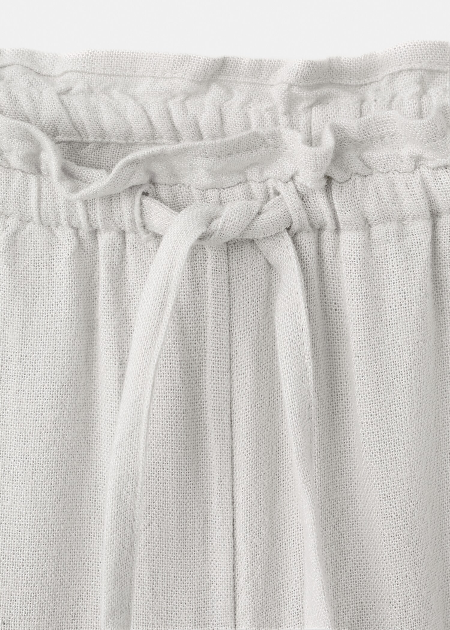Bow linen trousers - Details of the article 8