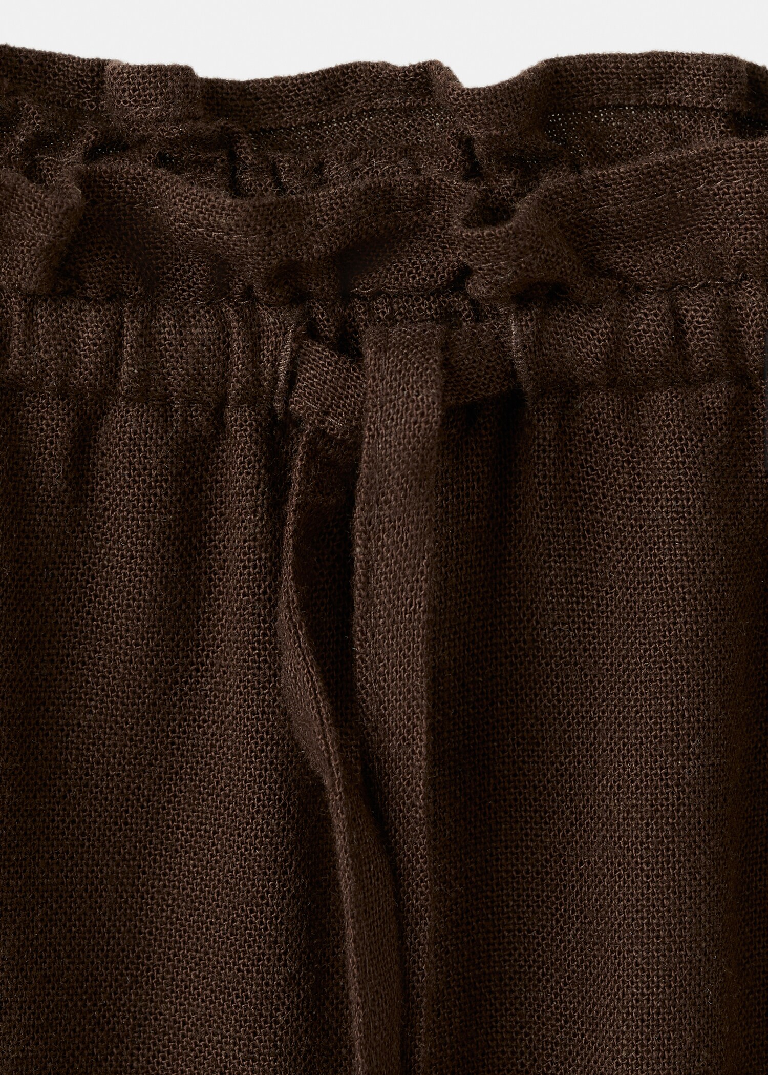 Bow linen trousers - Details of the article 8