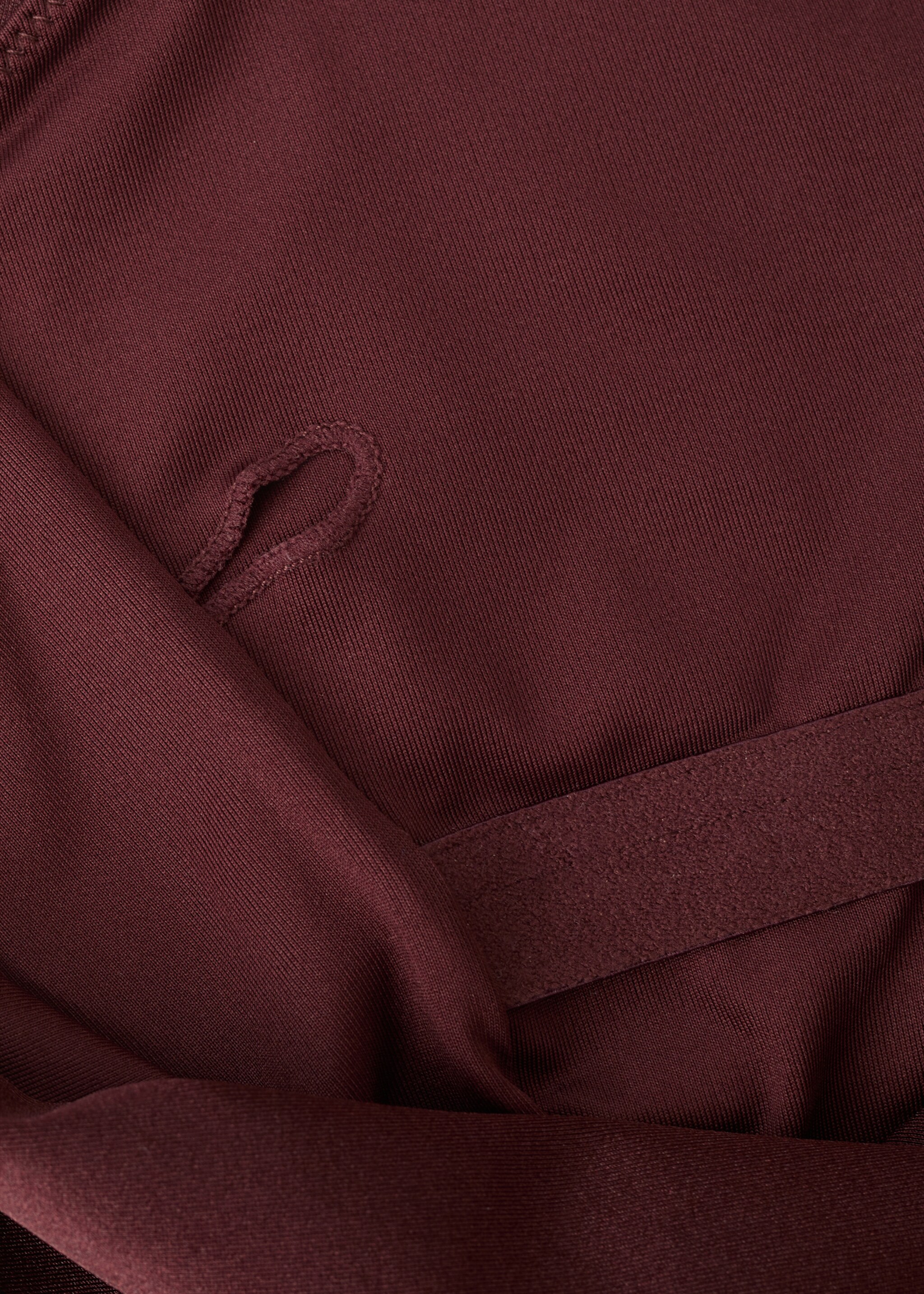 مايوه غير متماثل بحلقة ديكور - تفاصيل المنتج 0, نبيذي. Ref: 27036720-00.