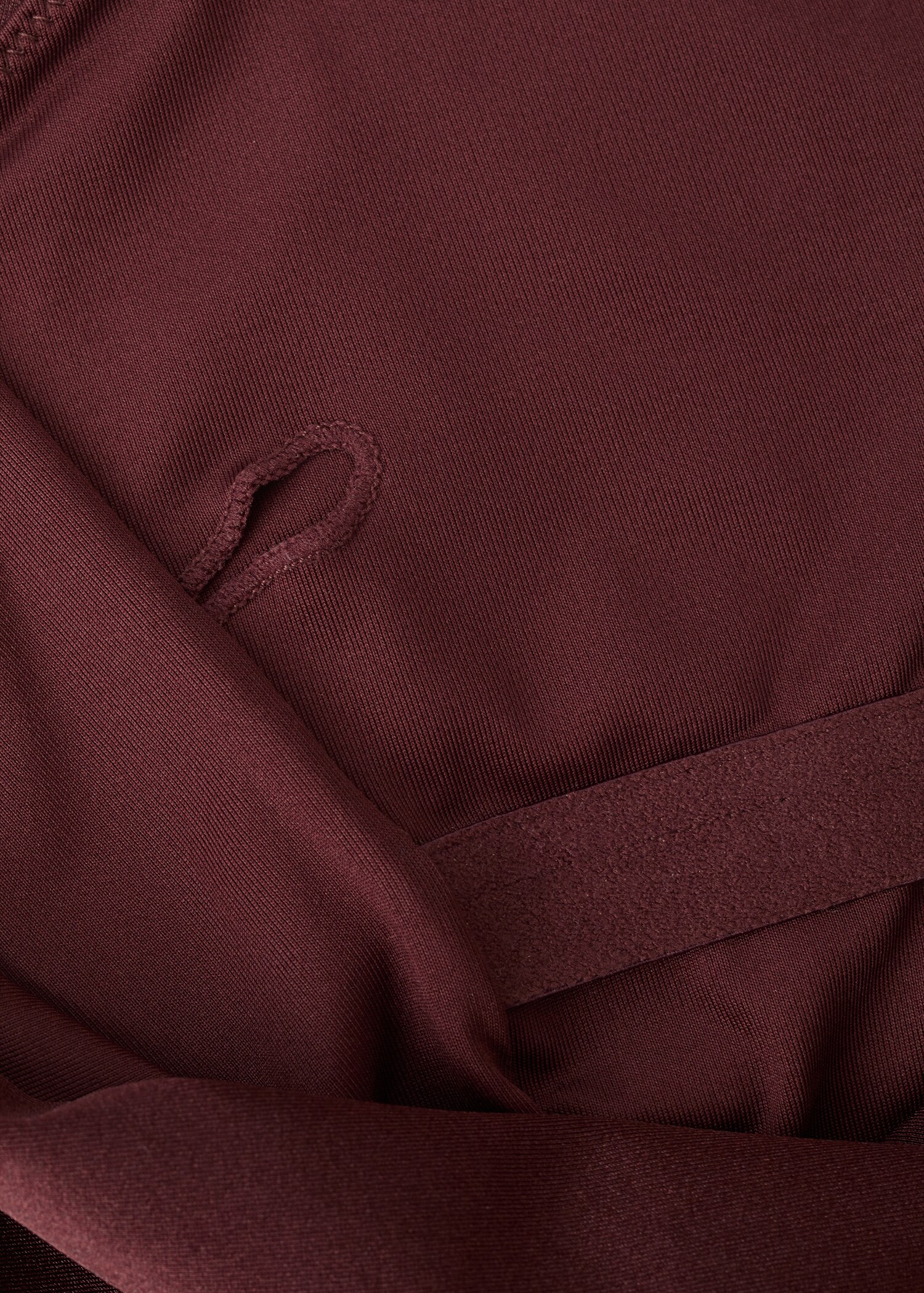 Asymmetric swimsuit with decorative ring - Details of the article 0