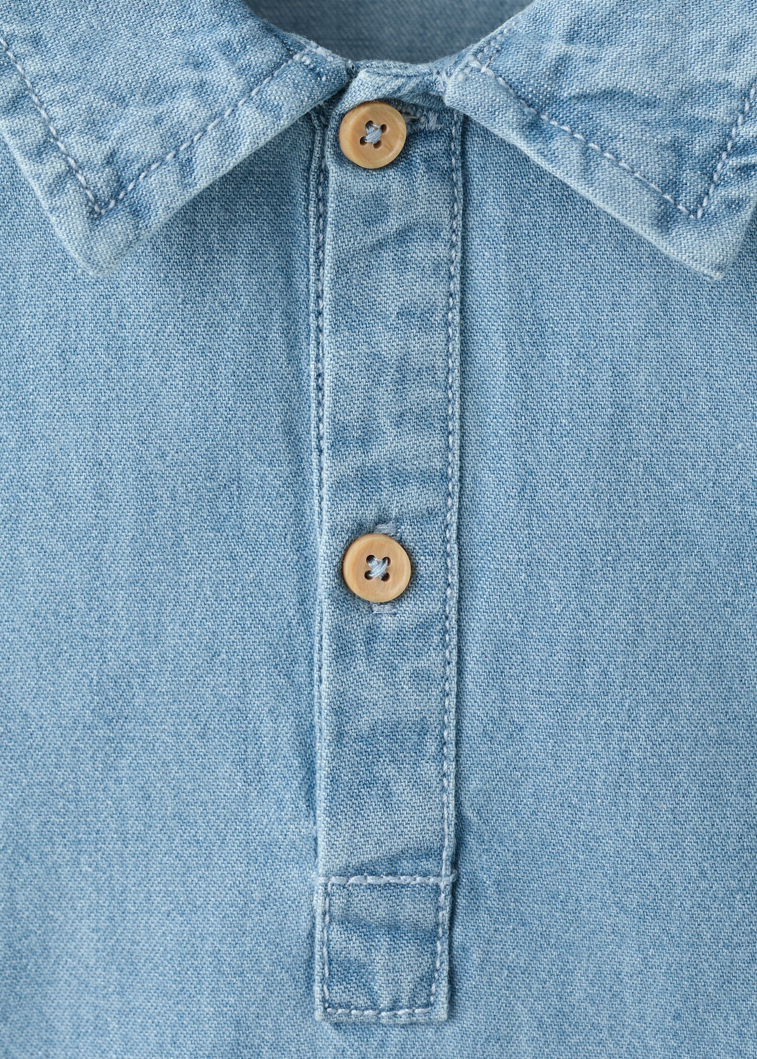 Chemise à manches longues enfant Alexa Hampton bleu points coton preppy Chemise à manches longues enfant Alexa Hampton bleu points coton preppy