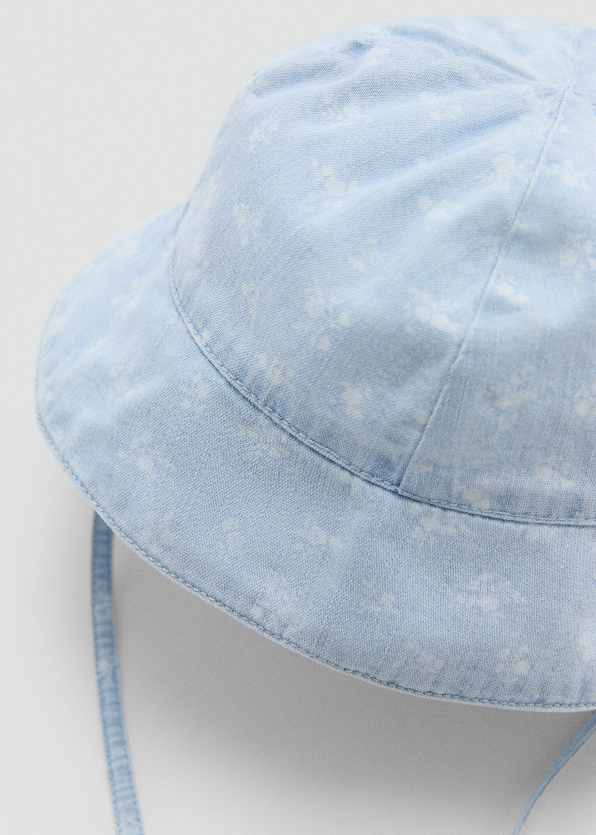 Chapeau bob imprimé - Plan moyen, Bleu clair. Ref: 27036727-00.