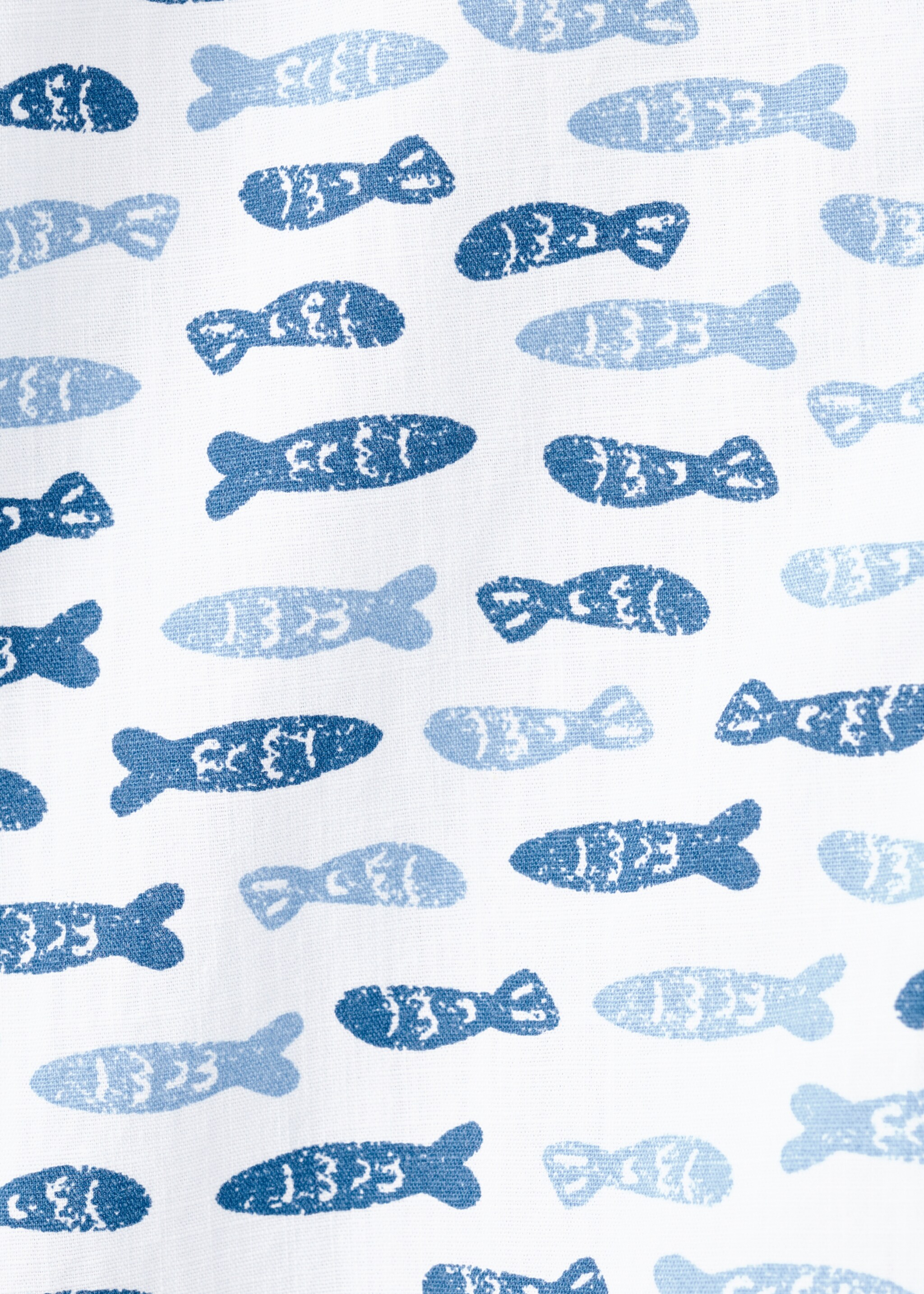 Printed short-sleeved shirt - Details of the article 0, Sky Blue. Ref: 27036728-00.