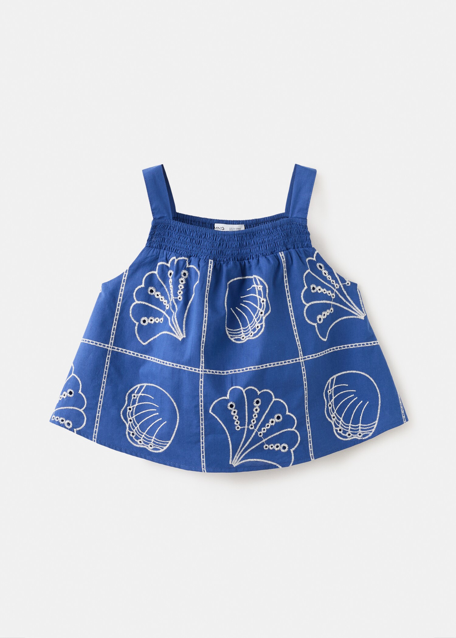 Blouse coton broderies - Article sans modèle