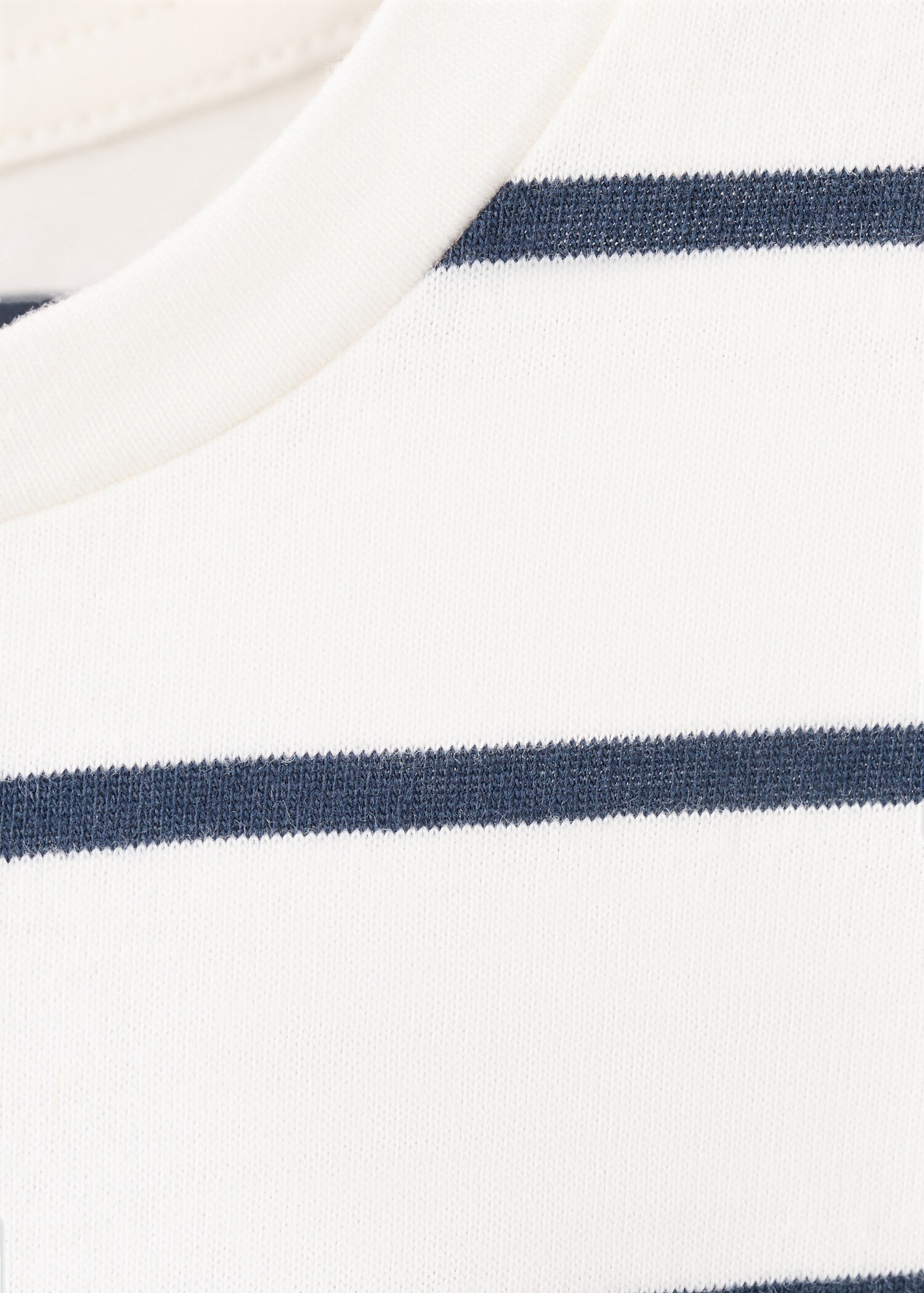 Striped cotton off-the-shoulder top - Details of the article 8