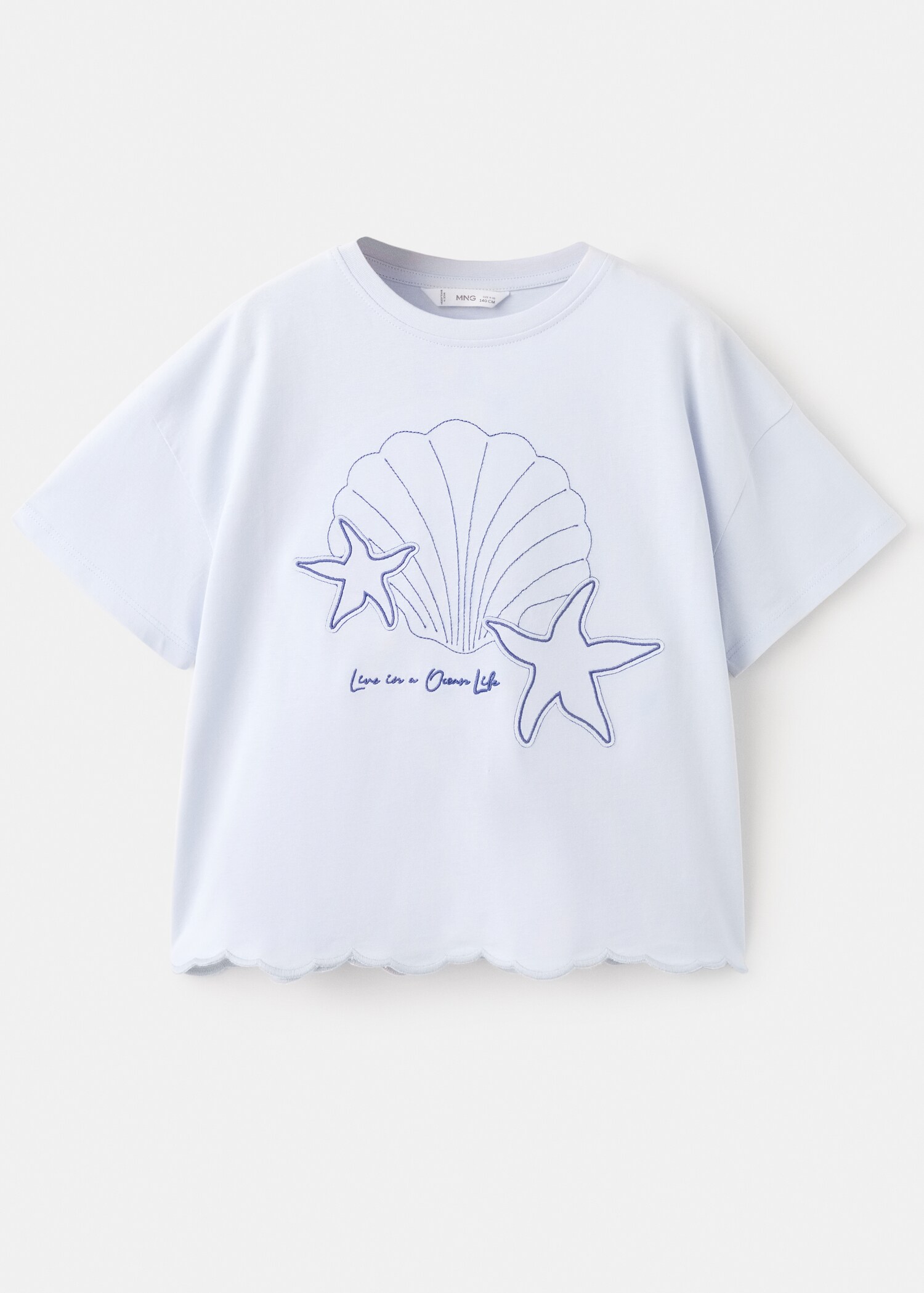 Camiseta bordada algodón - Artículo sin modelo