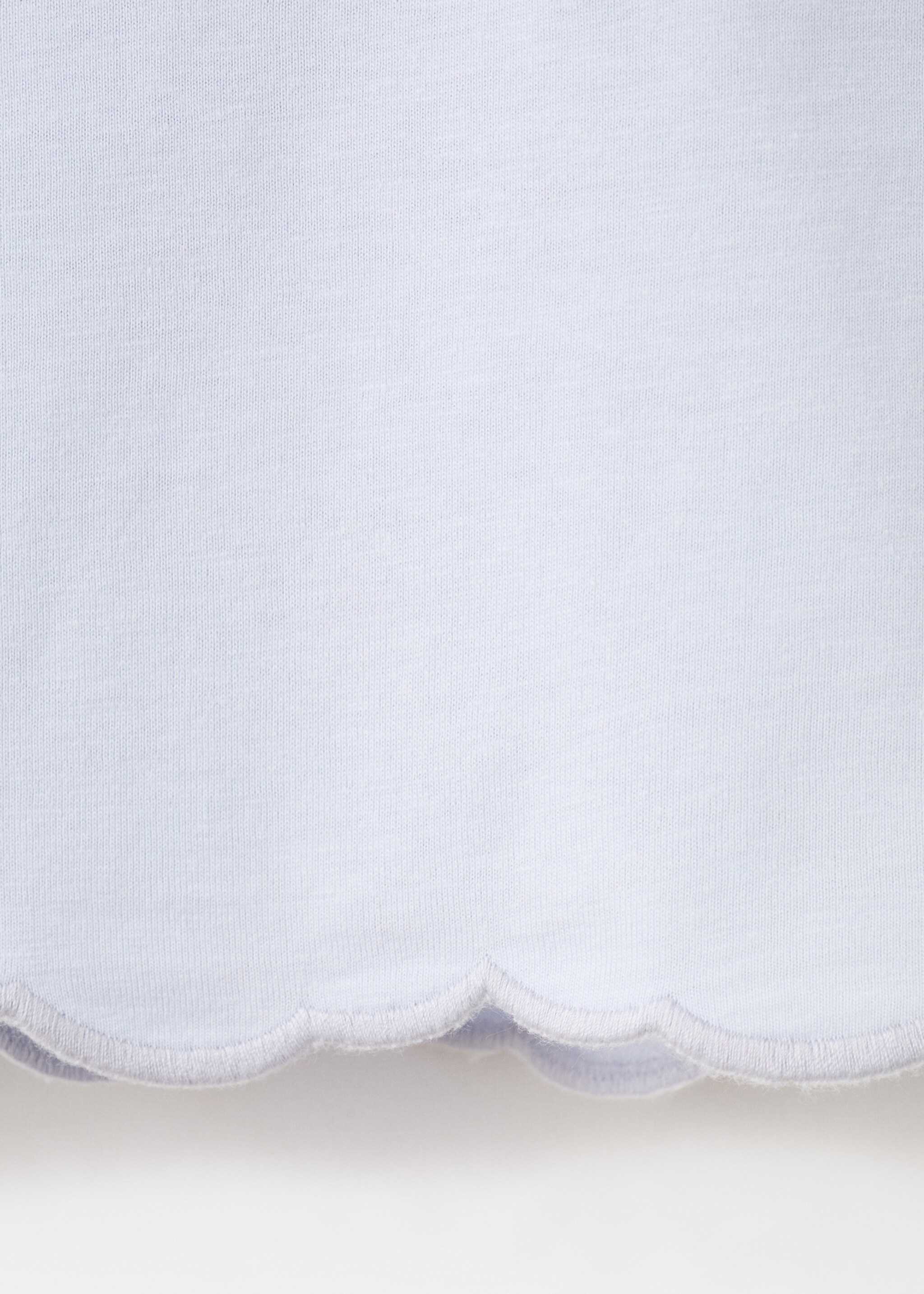 Camiseta bordada algodón - Detalle del artículo 0, Azul celeste. Ref: 27036736-00.