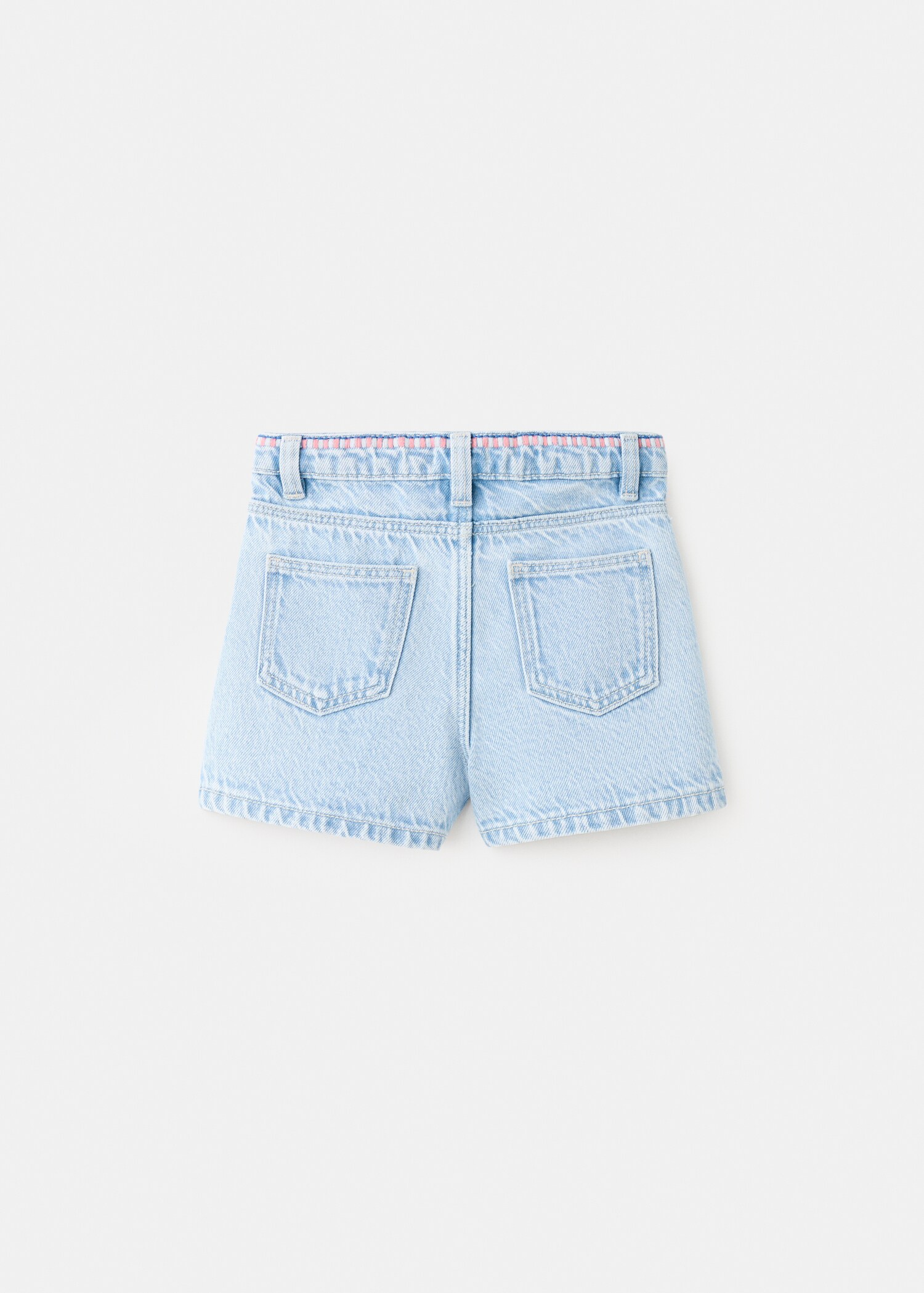 Short en jean pour femme en bleu clair Short en jean pour femme en bleu clair