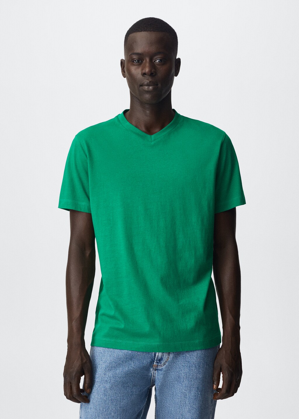 Camiseta basica algodon hombre hotsell