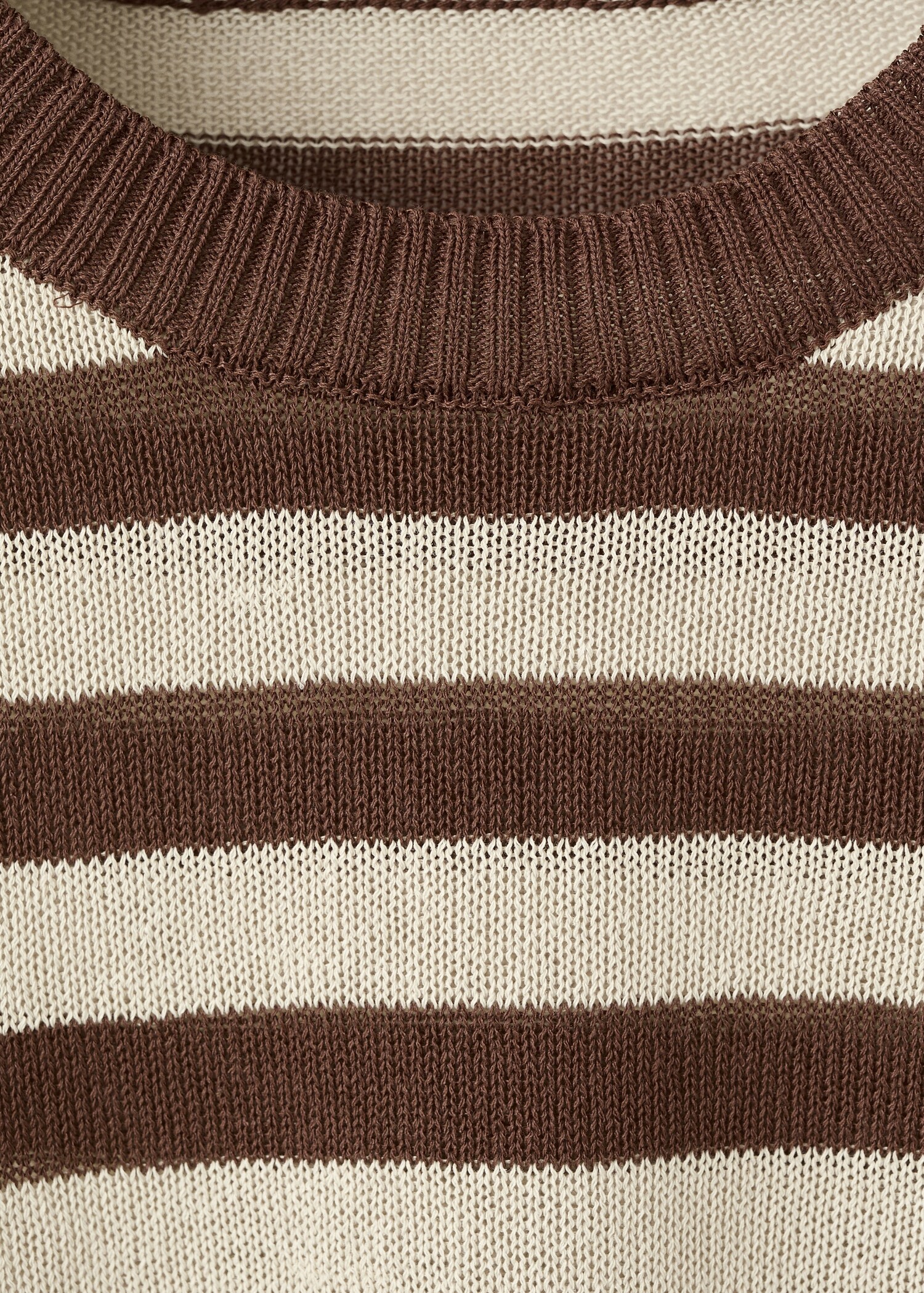 Crop striped sweater - Details of the article 8