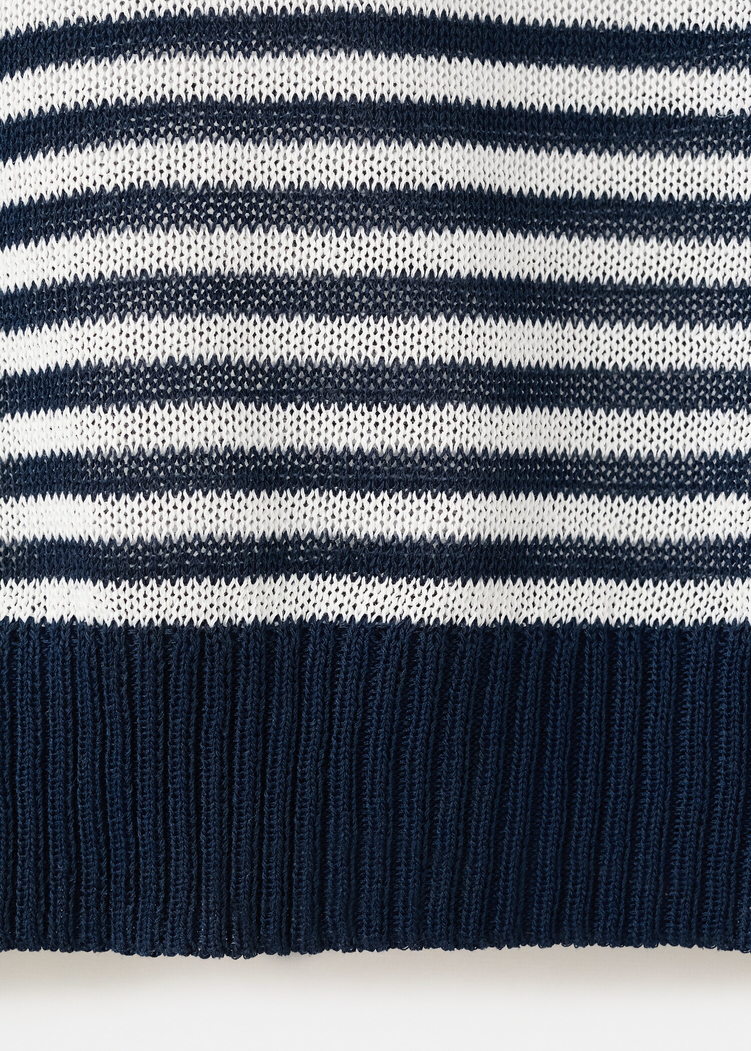 Crop striped sweater - Details of the article 8