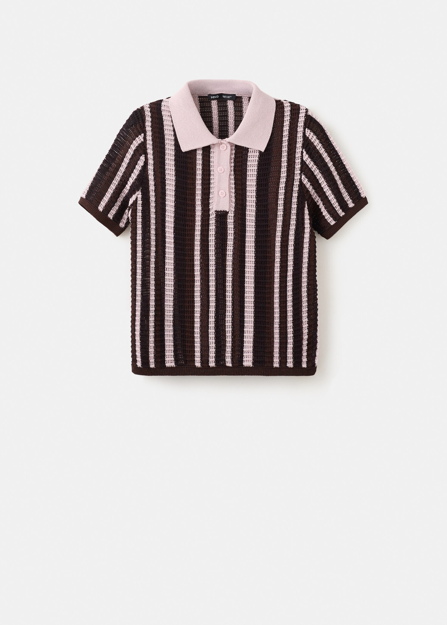 Knitted polo-neck sweater - Article without model