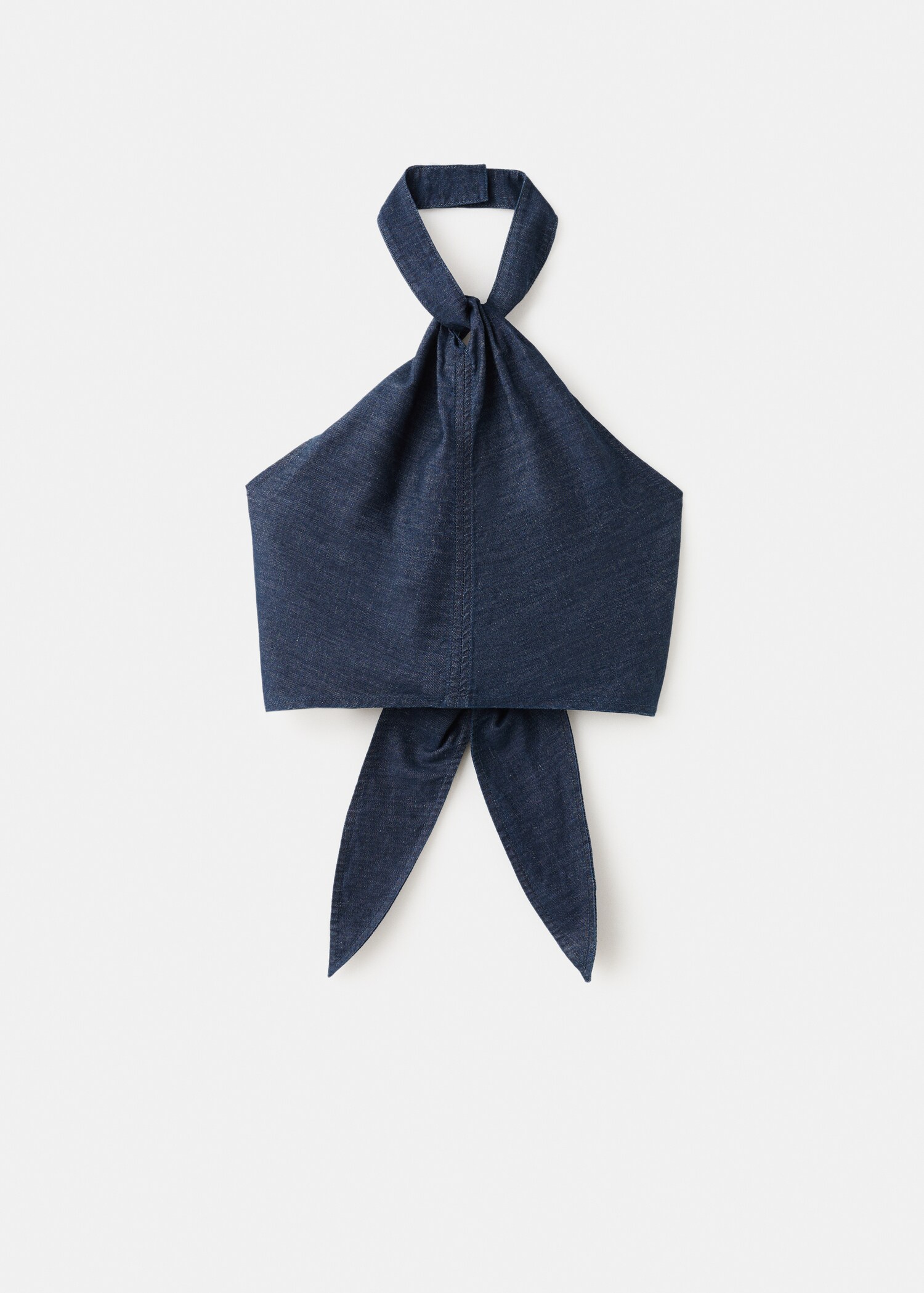 Halter neck denim top - Article without model