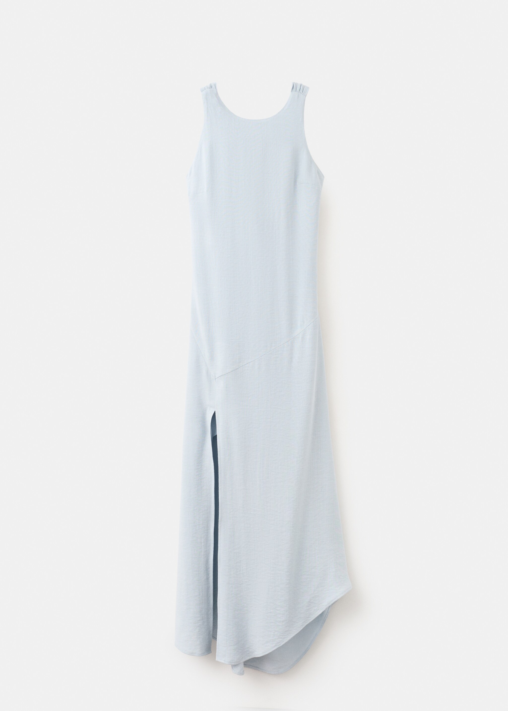 فستان فضفاض بظهر متقاطع - منتج دون نموذج, أزرق سماوي. Ref: 27037152-00.