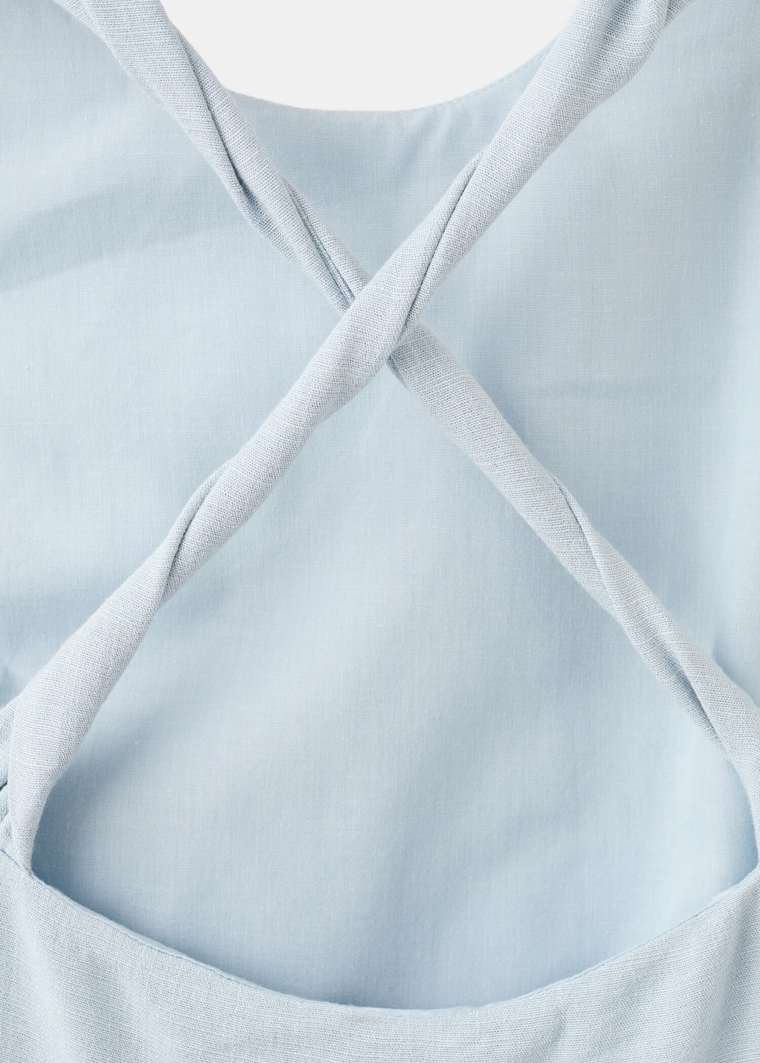 فستان فضفاض بظهر متقاطع - تفاصيل المنتج 0