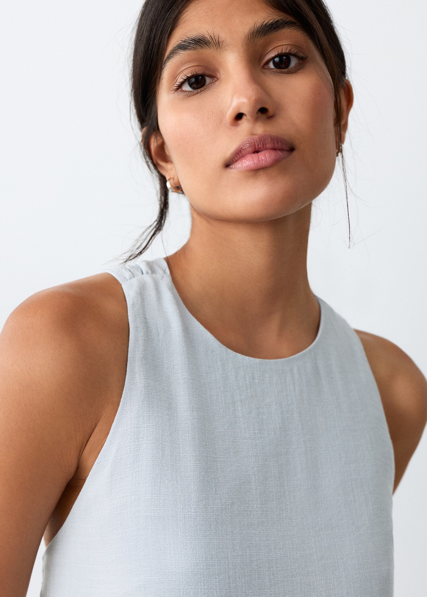 فستان فضفاض بظهر متقاطع - تفاصيل المنتج 1