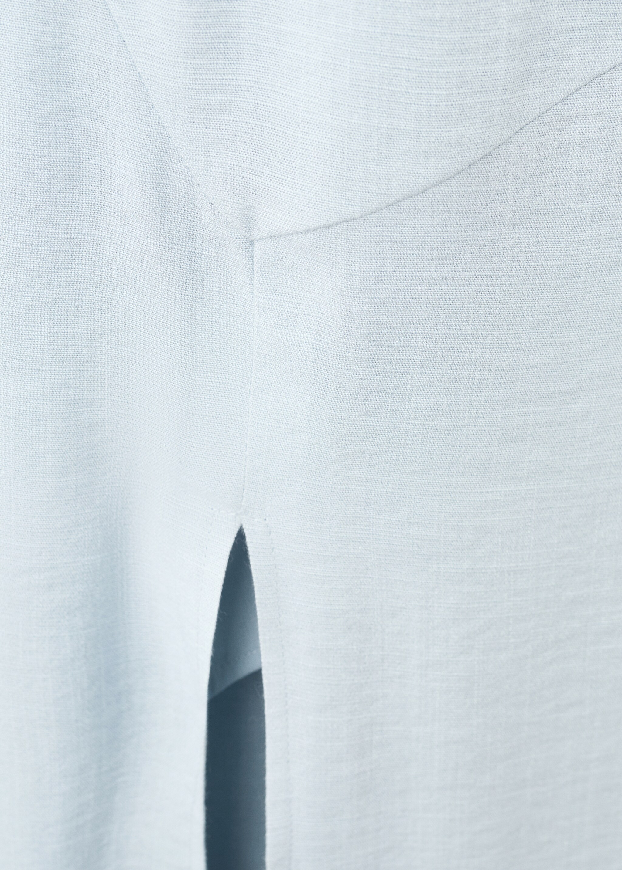 فستان فضفاض بظهر متقاطع - تفاصيل المنتج 8, أزرق سماوي. Ref: 27037152-00.