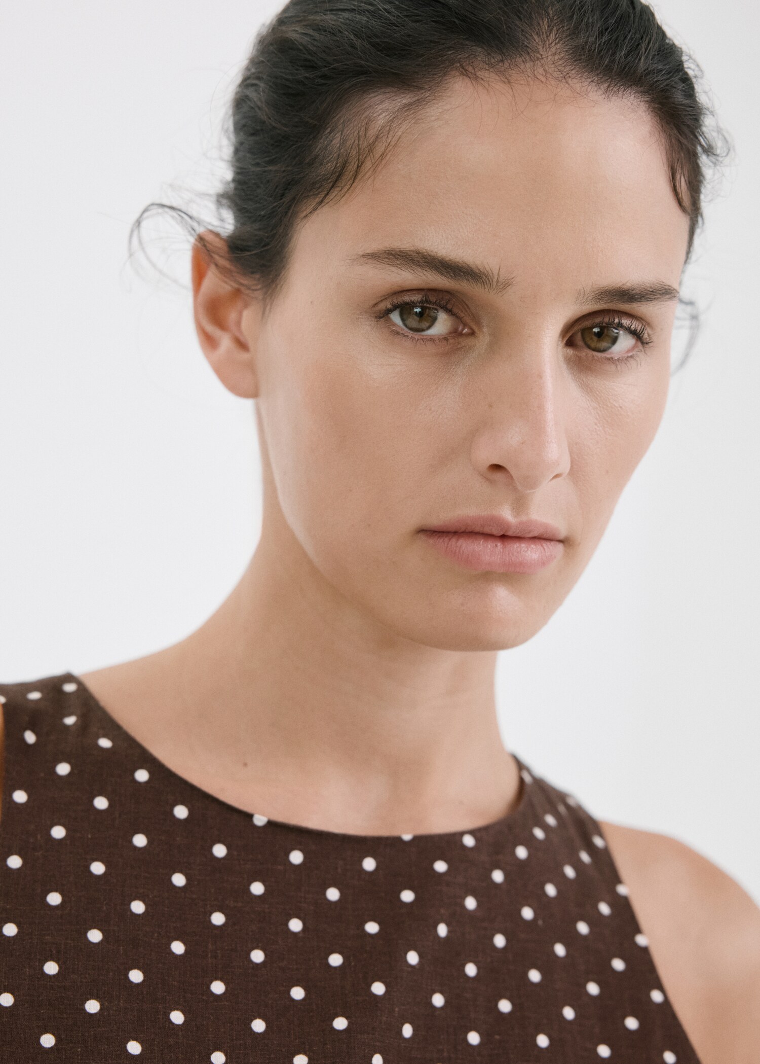 Mono lino lunares cinturón - Detalle del artículo 1