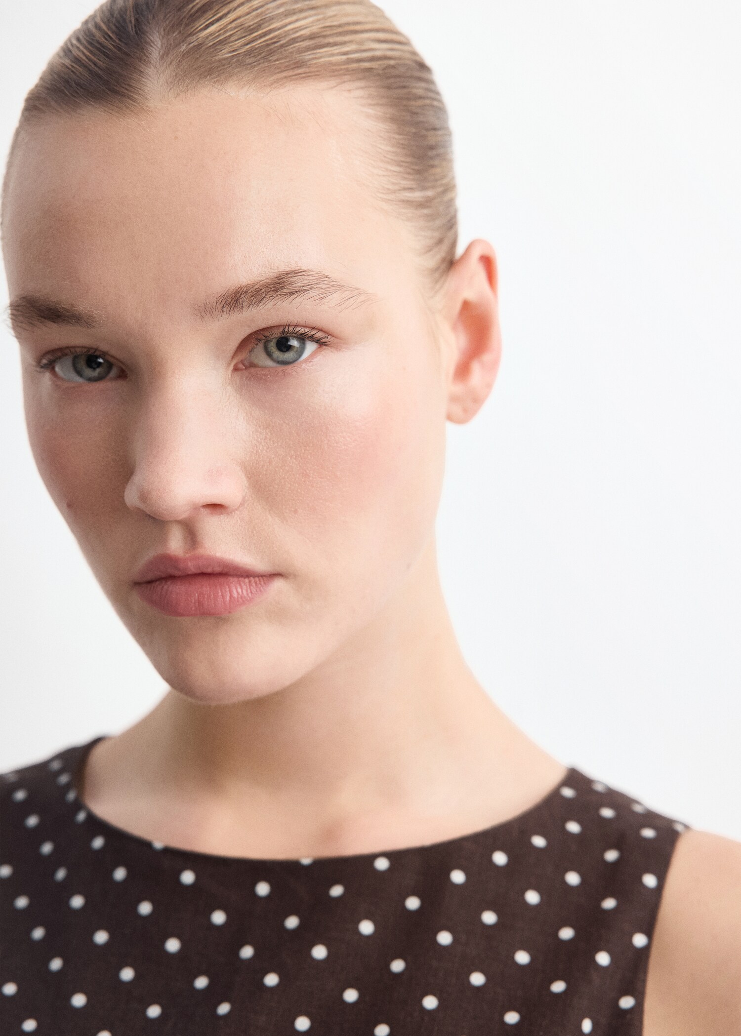 Mono lino lunares cinturón - Detalle del artículo 4