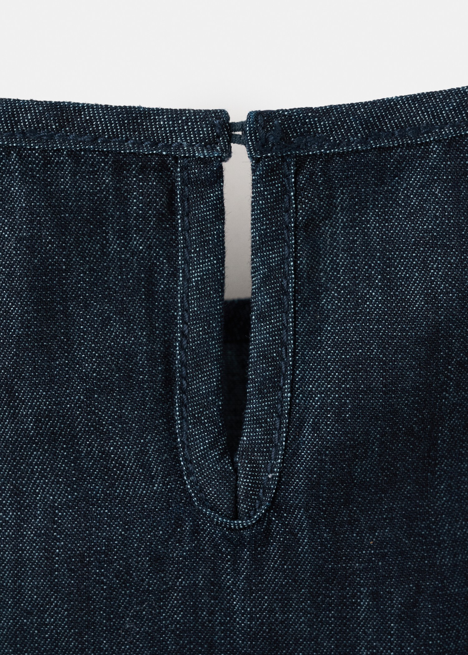 Halter neck denim top - Details of the article 0