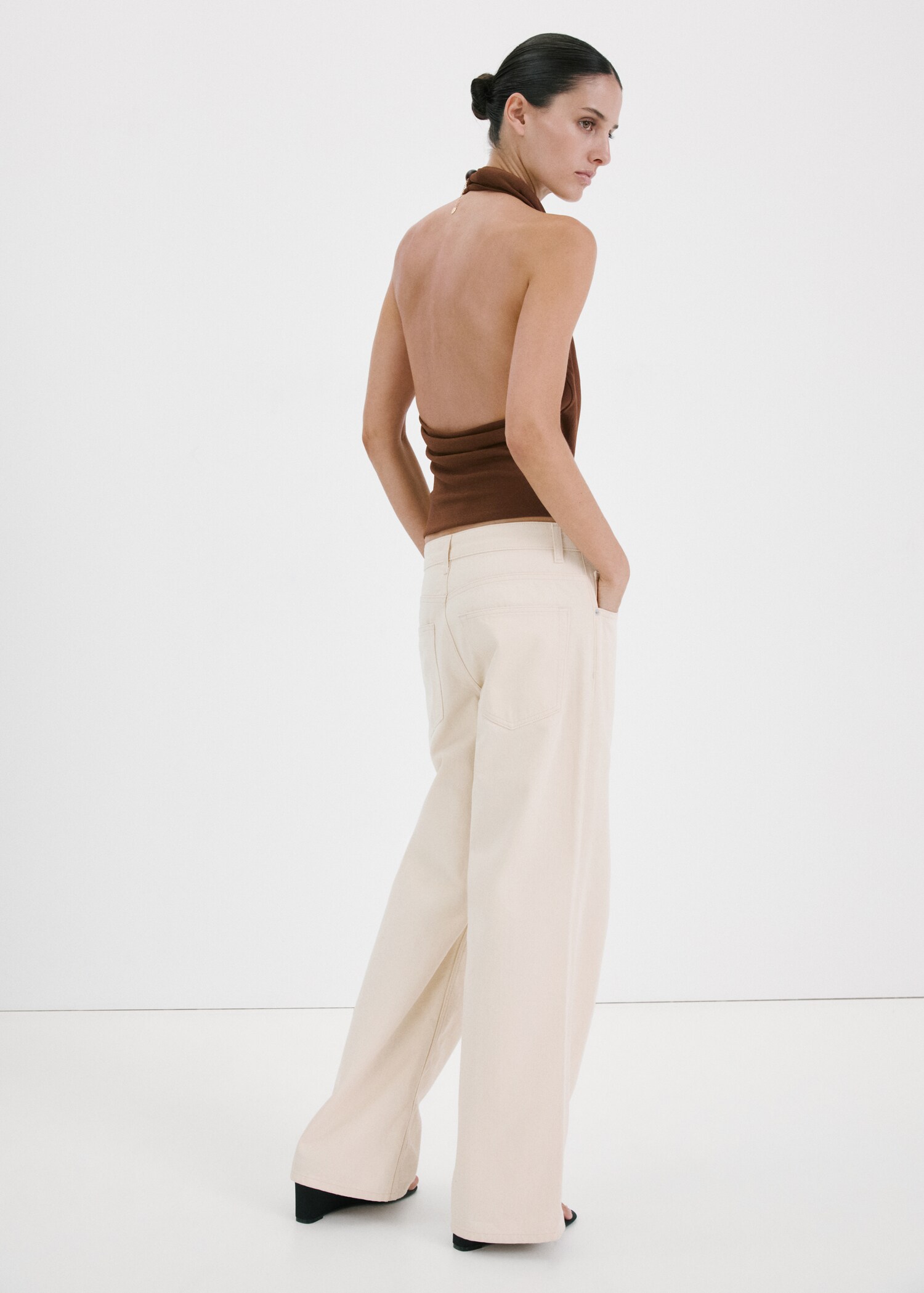 Top emmanchures américaines drapé - Verso de l’article