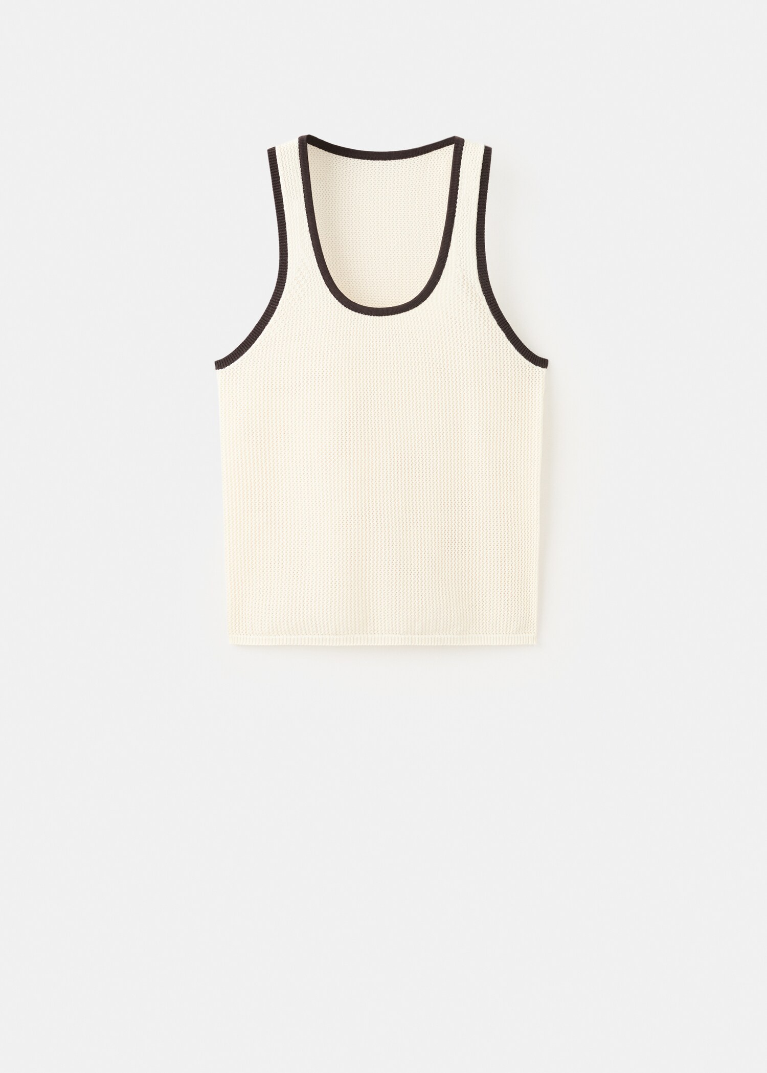 Contrast trim strap top - Article without model