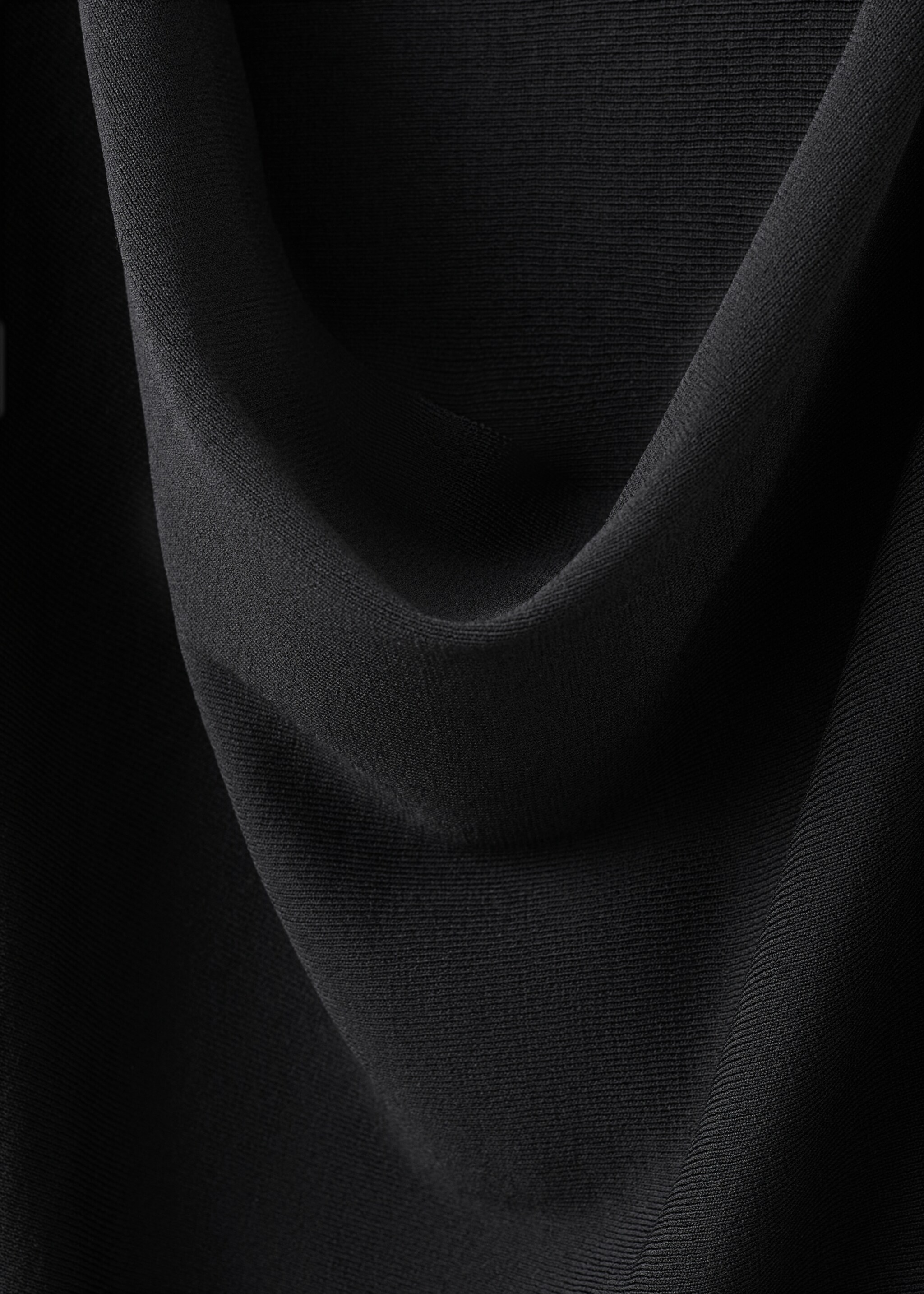 فستان جيرسي ضيق - تفاصيل المنتج 0, أسود. Ref: 27037166-00.