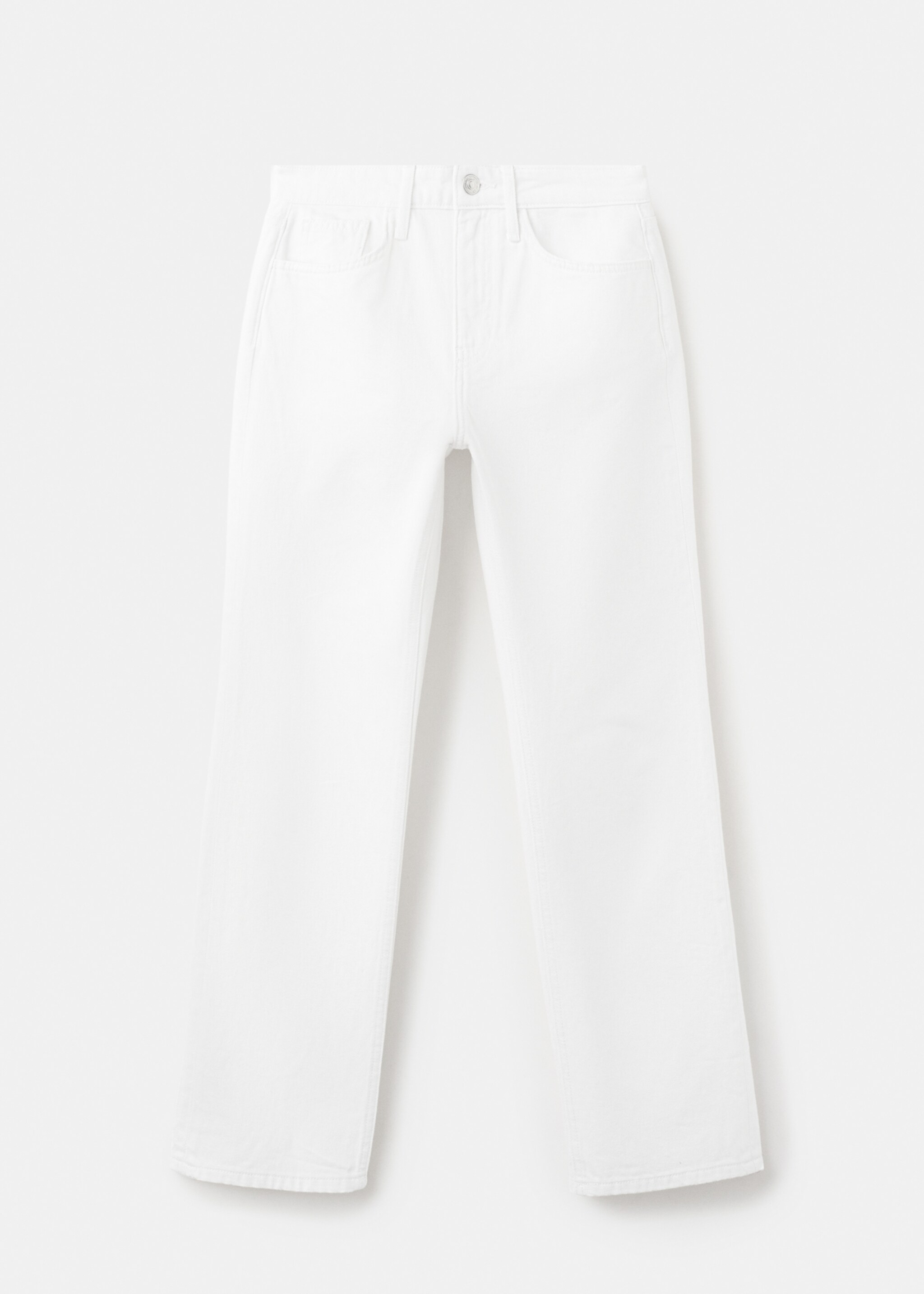 Matilda high-rise straight jeans - Article without model, White. Ref: 27037168-00.