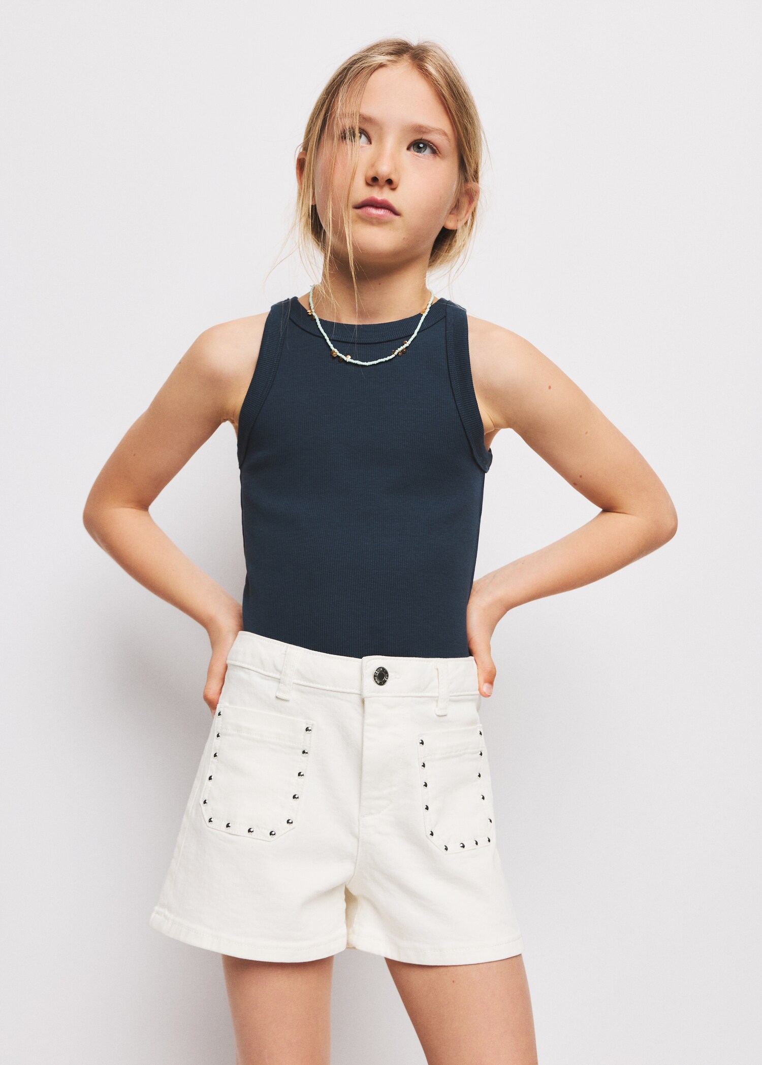 Studded pocket shorts - Details of the article 1