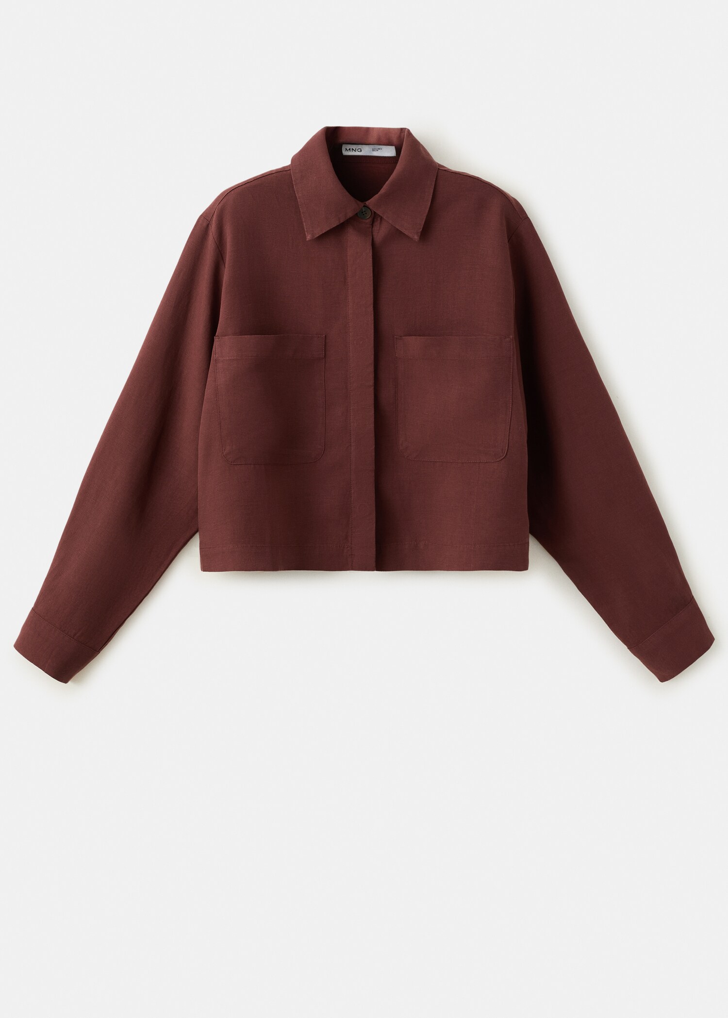 Pocket lyocell overshirt - Article without model