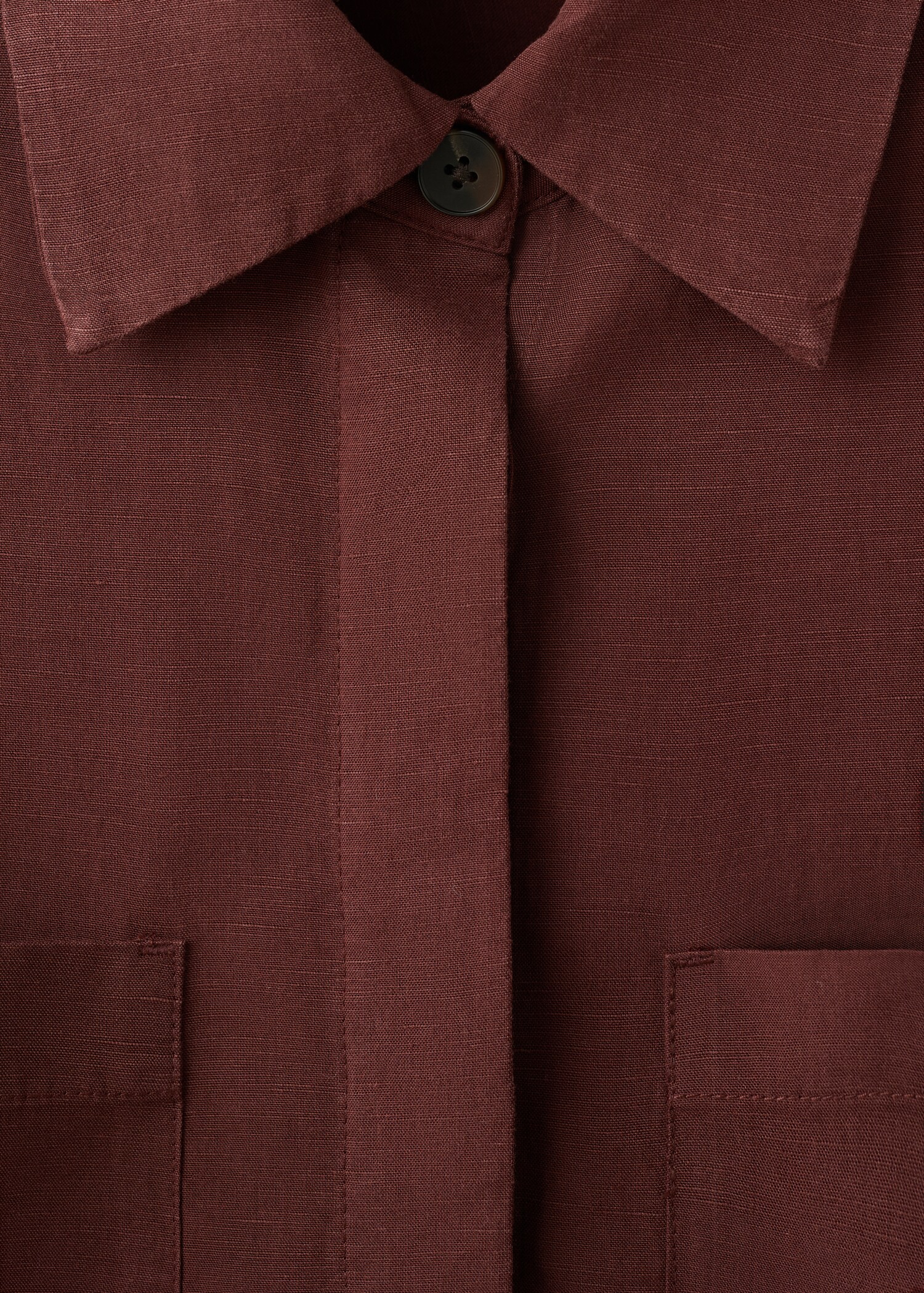 Pocket lyocell overshirt - Details of the article 8