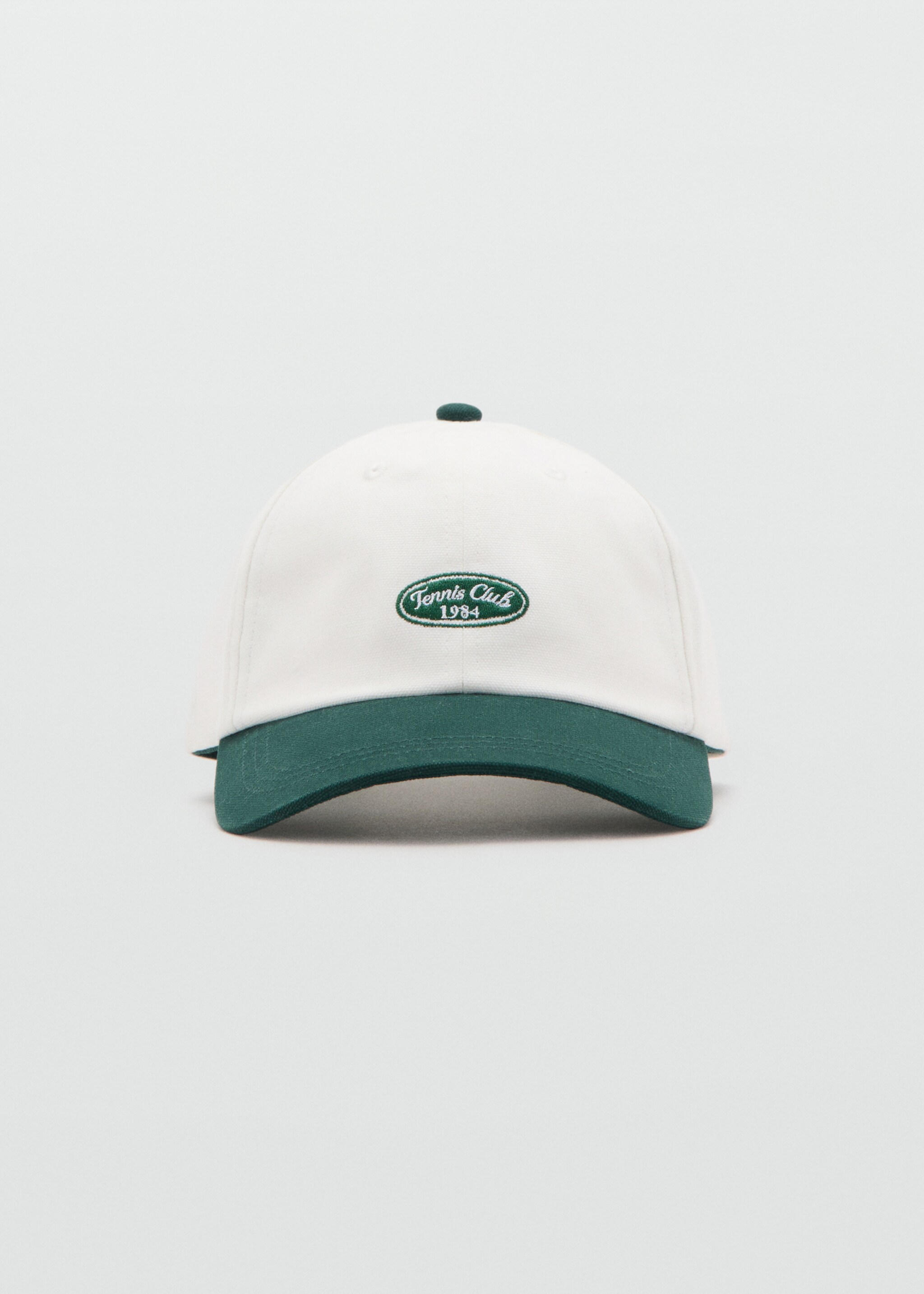 Embroidered cap - Article without model, White. Ref: 27037786-00.