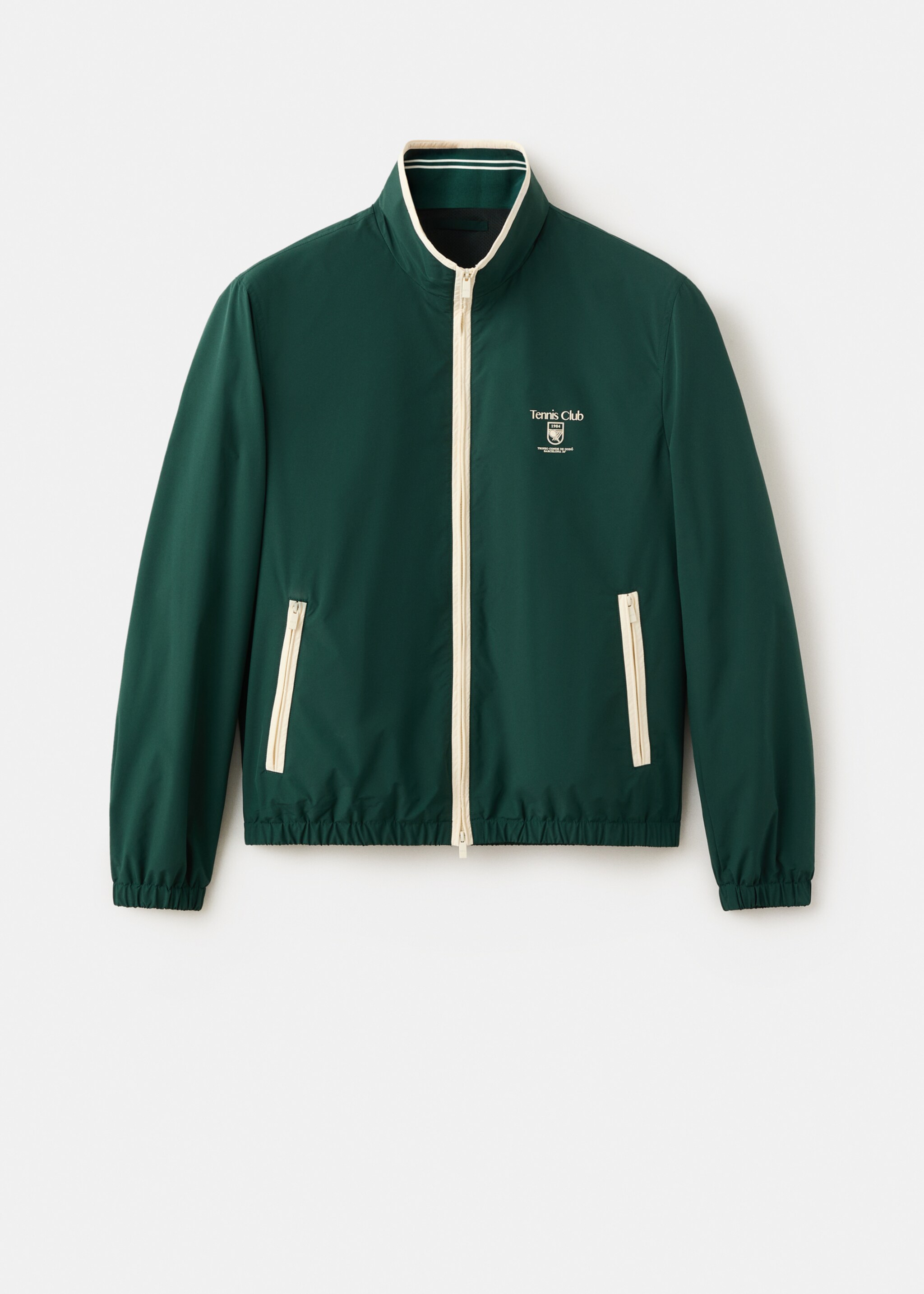 Water-repellent jacket with pockets - Article without model, Dark Green. Ref: 27037789-00.