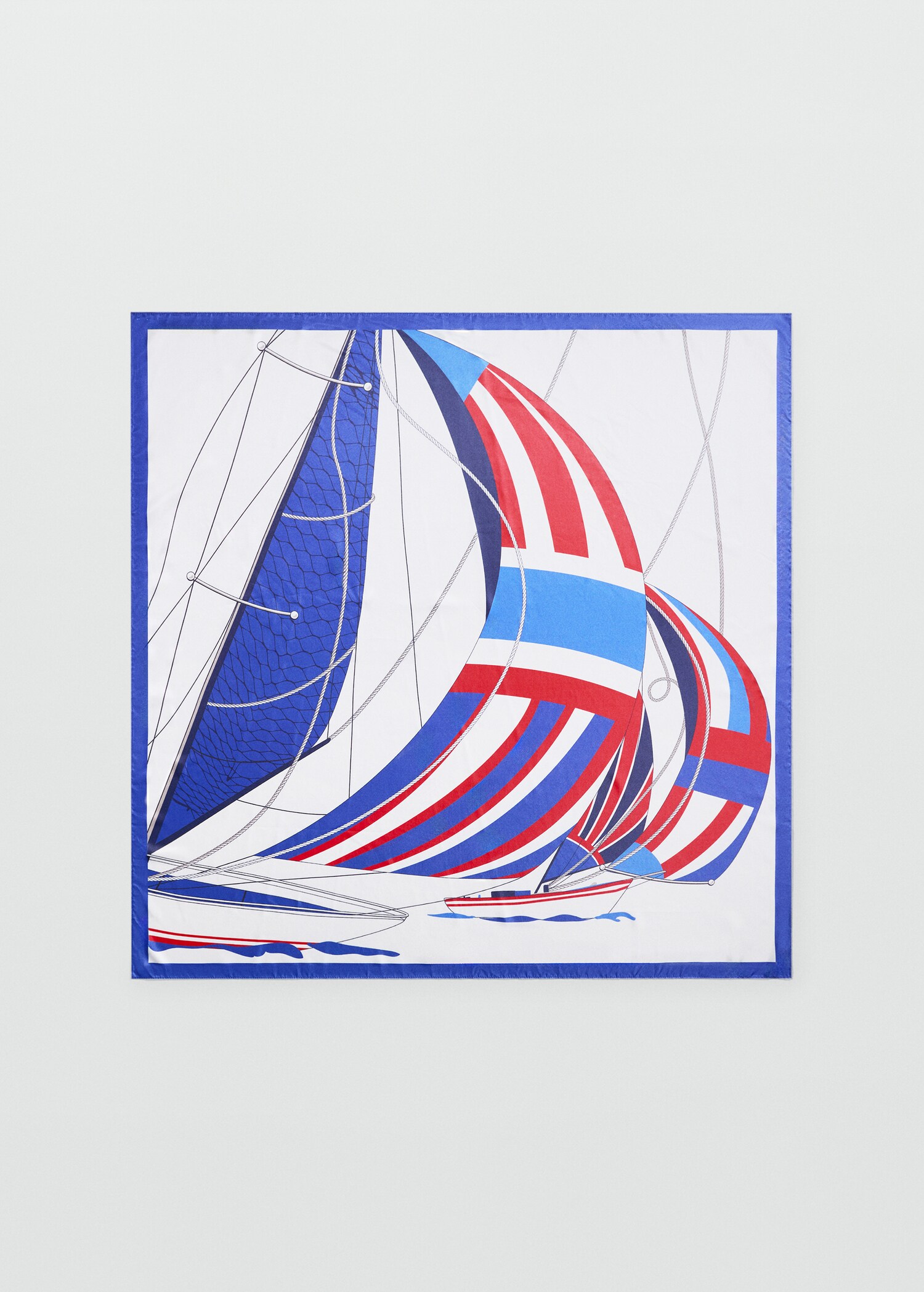 Boat print scarf - منتج دون نموذج