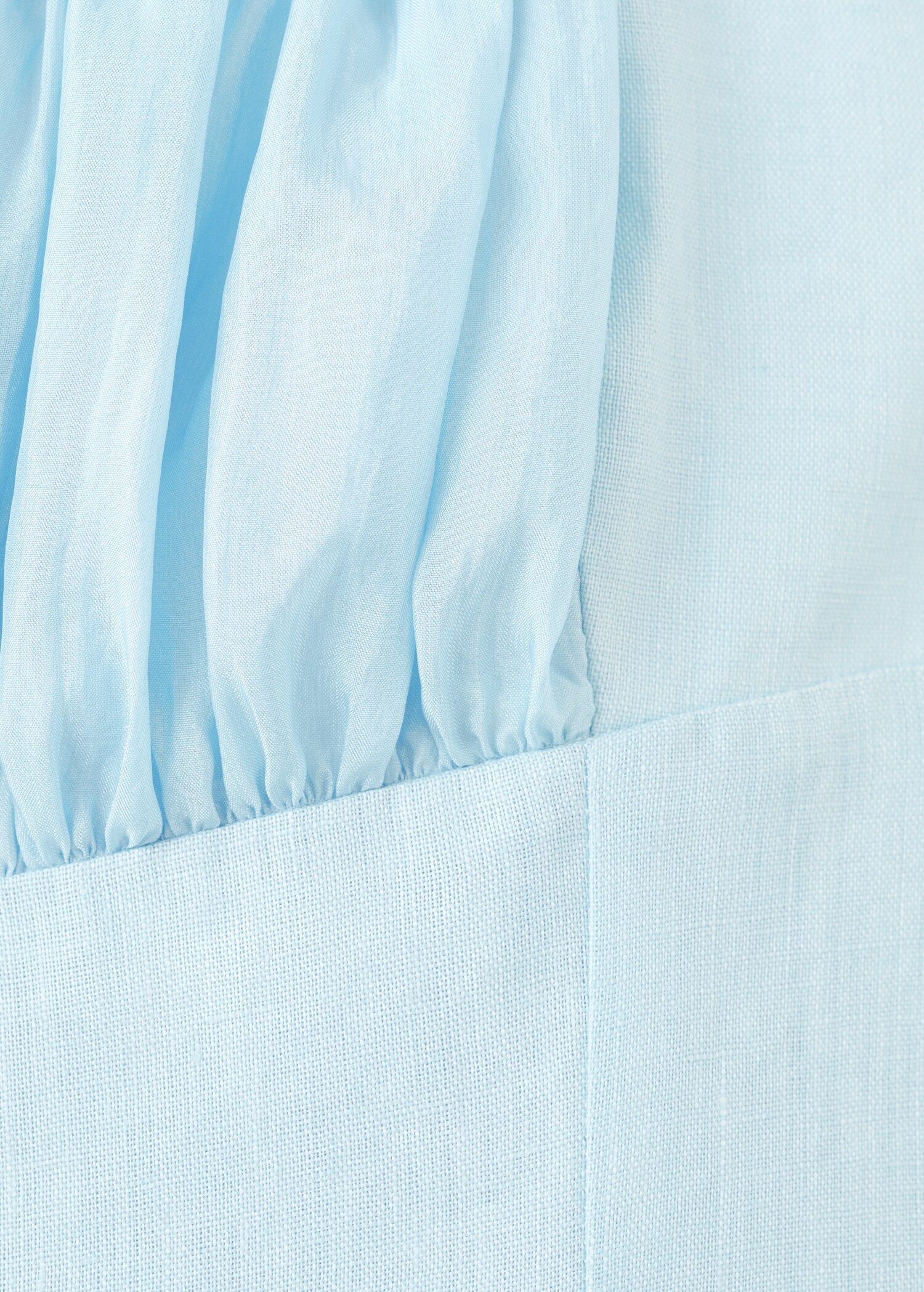 Ruched linen dress - Details of the article 8