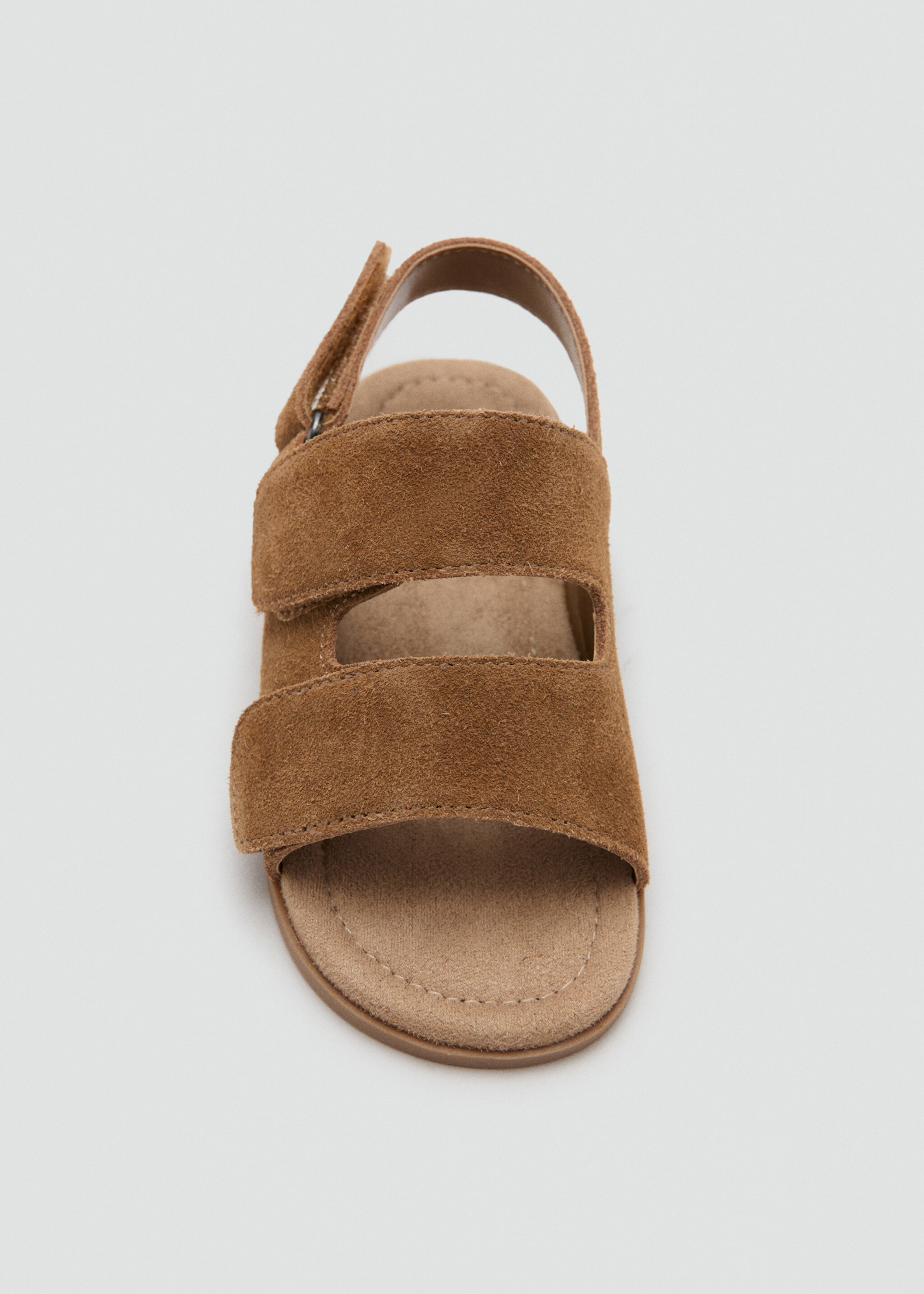 Leather sandals with straps - Details of the article 3, Medium Brown. Ref: 27037892-00.