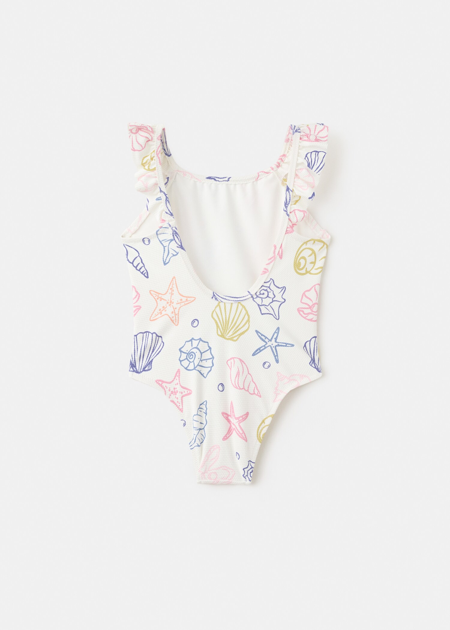 Bañador estampado marino volantes - Reverso del artículo