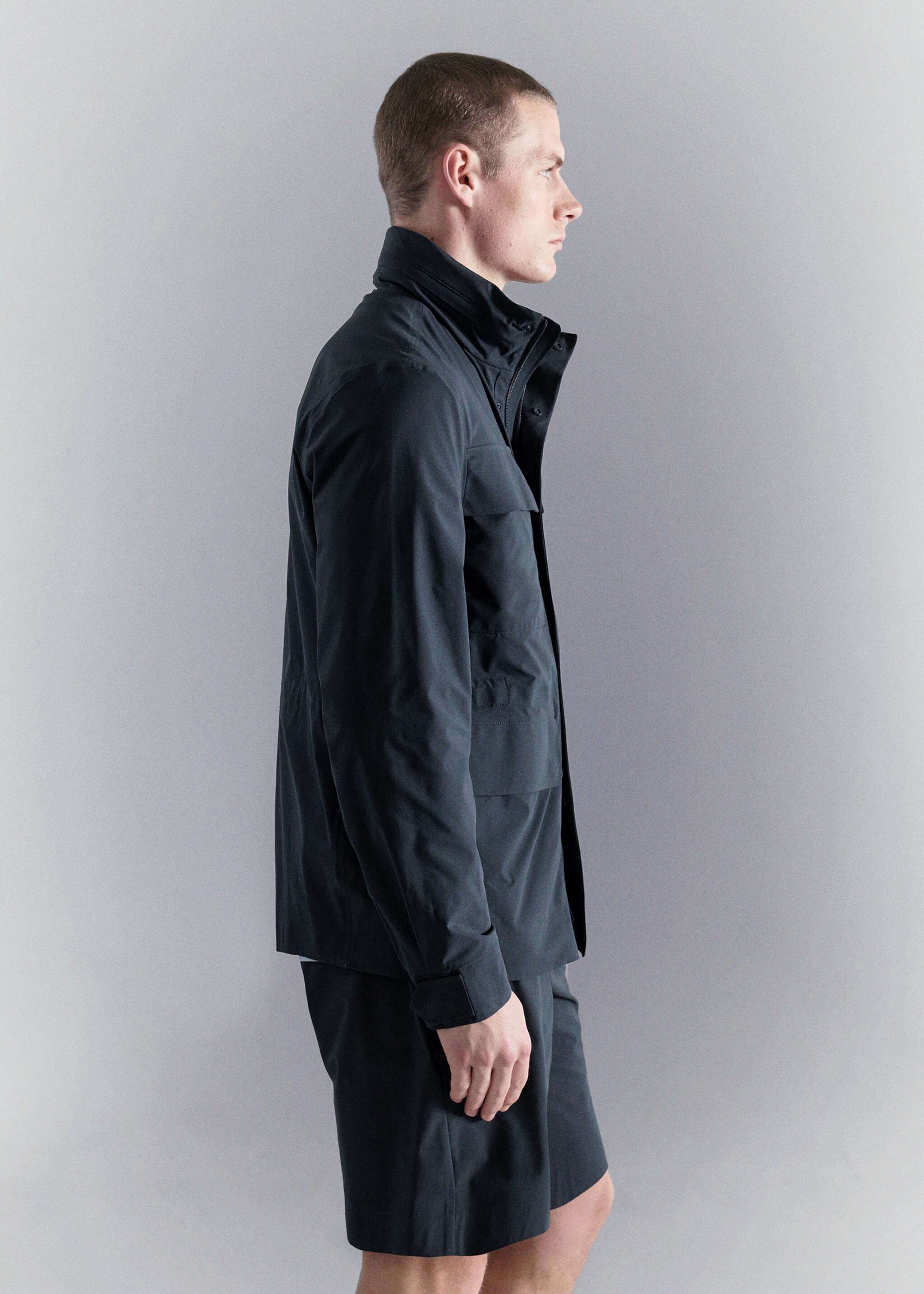 Veste water repellent Thermolite® - Détail de l'article 2, Bleu marine. Ref: 27037895-00.