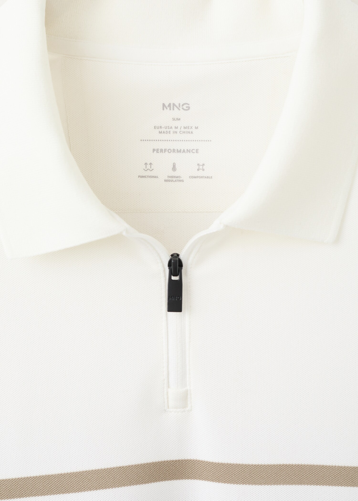 Polo bicolor coll cremallera - Detall de l'article 8