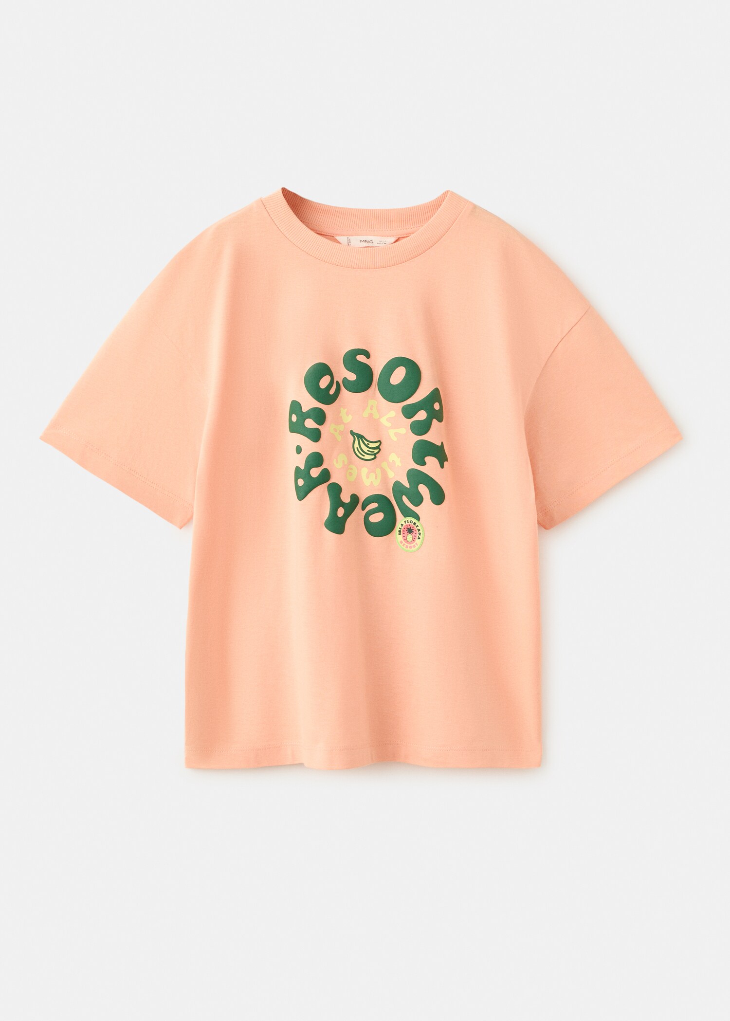 Printed cotton-blend t-shirt - Article without model