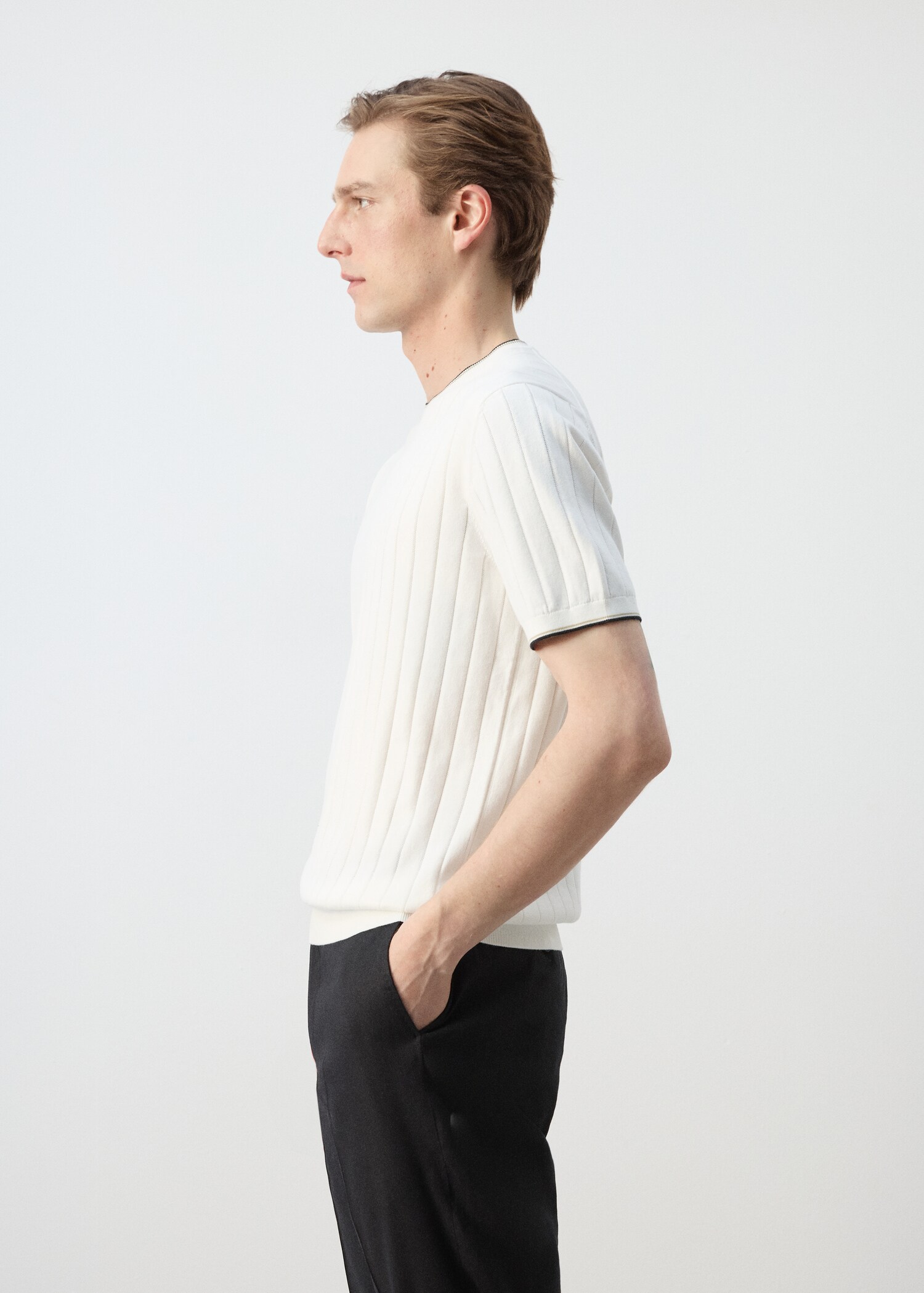 Fine jersey 100% cotton T-shirt - Details of the article 2