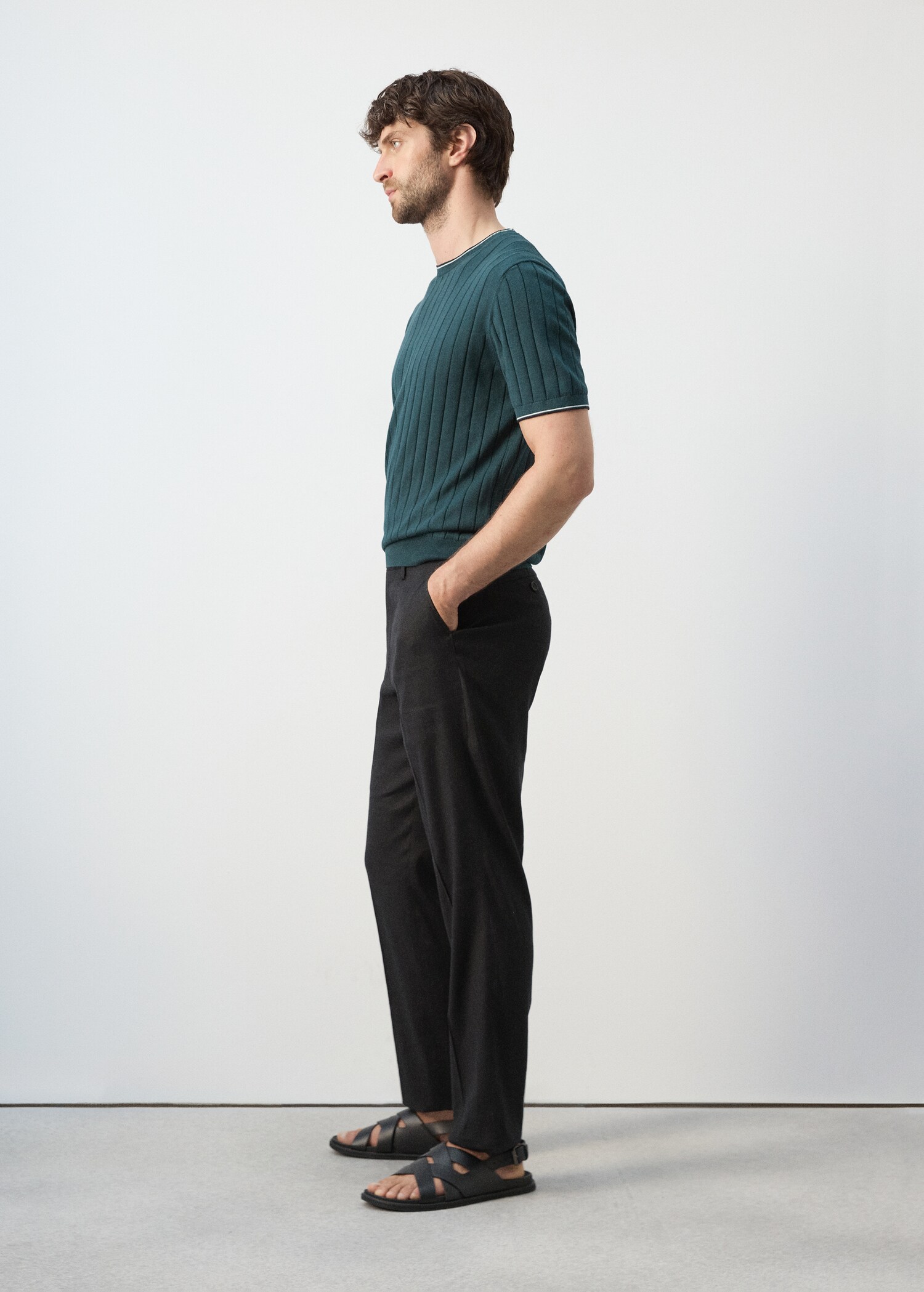 Fine jersey 100% cotton T-shirt - Details of the article 2