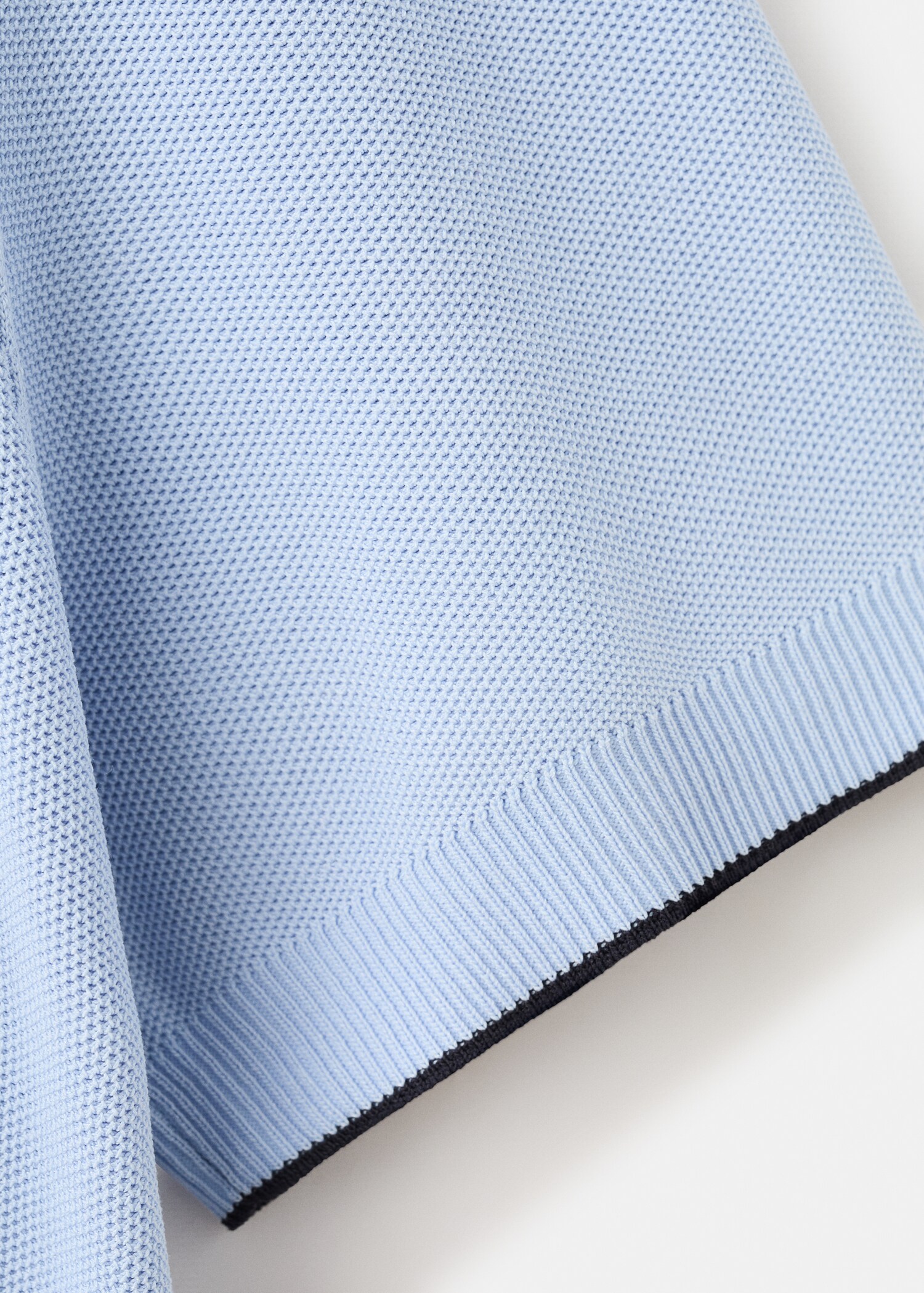 Combined knitted t-shirt - Details of the article 0