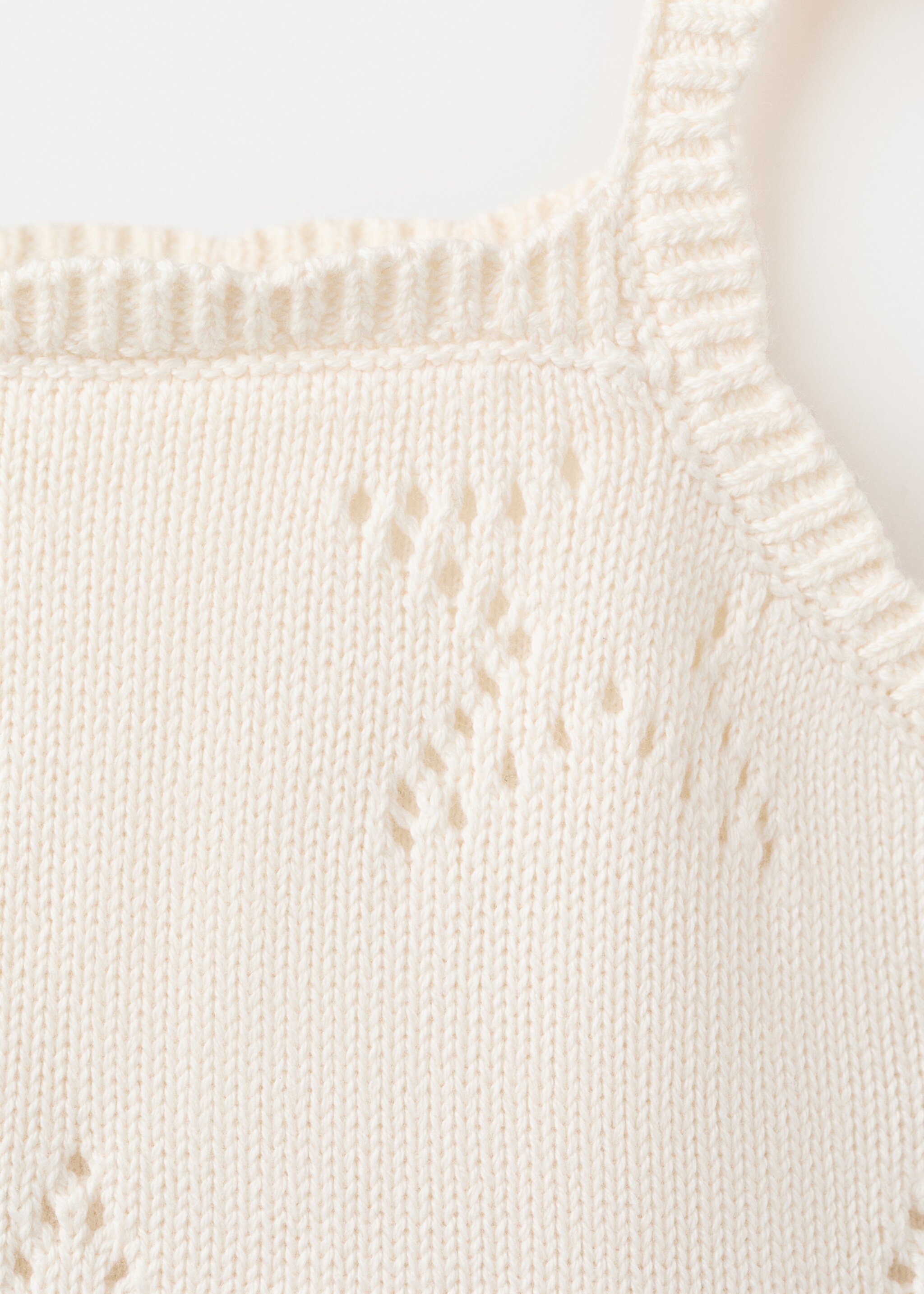 Embroidered star top - Details of the article 8, Off White. Ref: 27037926-00.