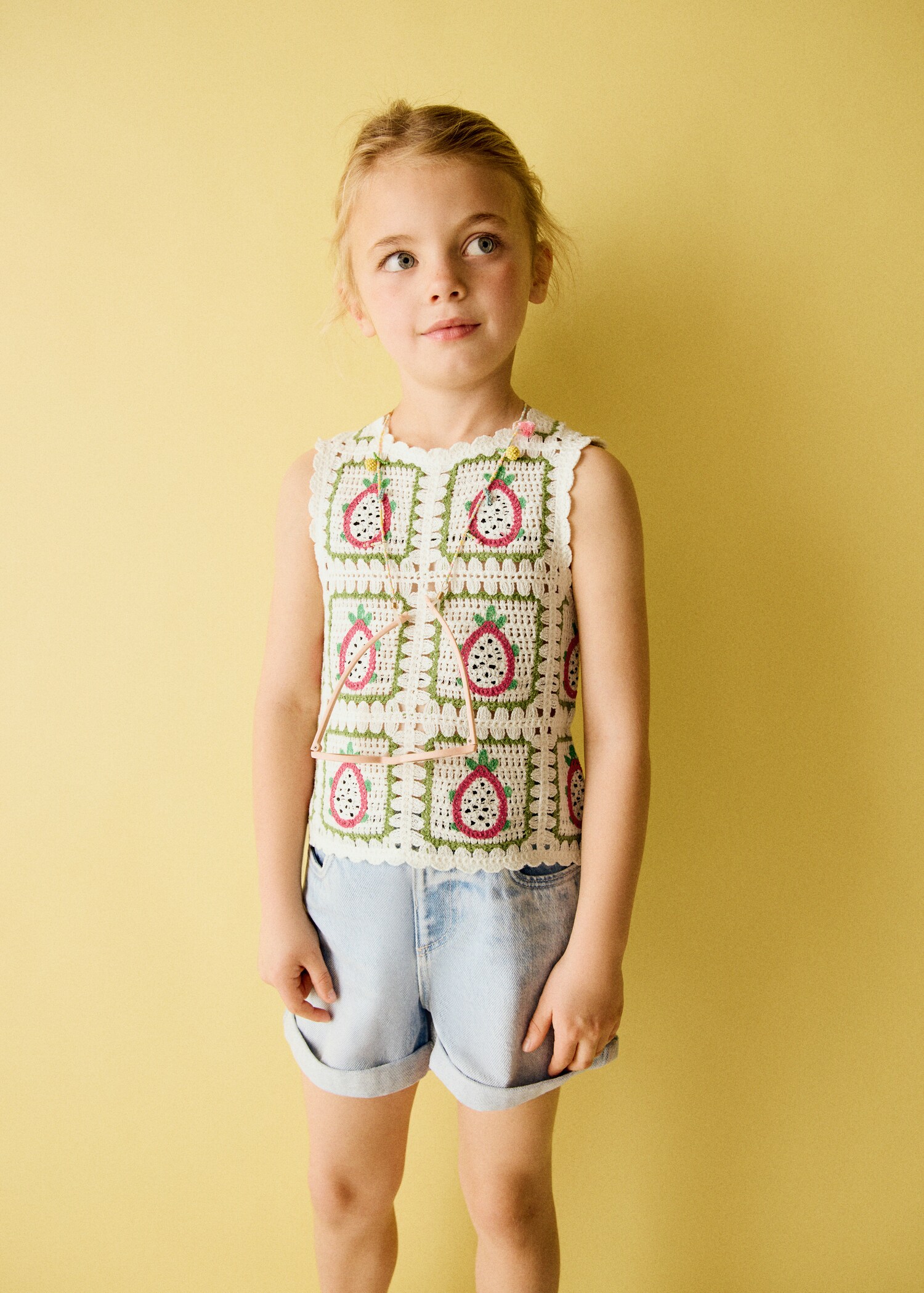 Crochet crop top - Medium plane