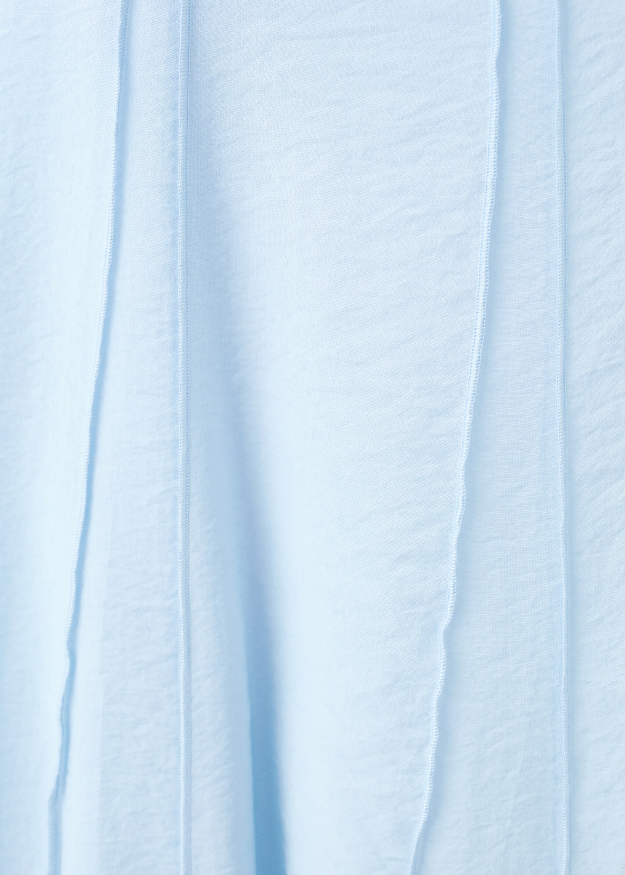A-line lyocell dress - Details of the article 0, Sky Blue. Ref: 27037928-00.