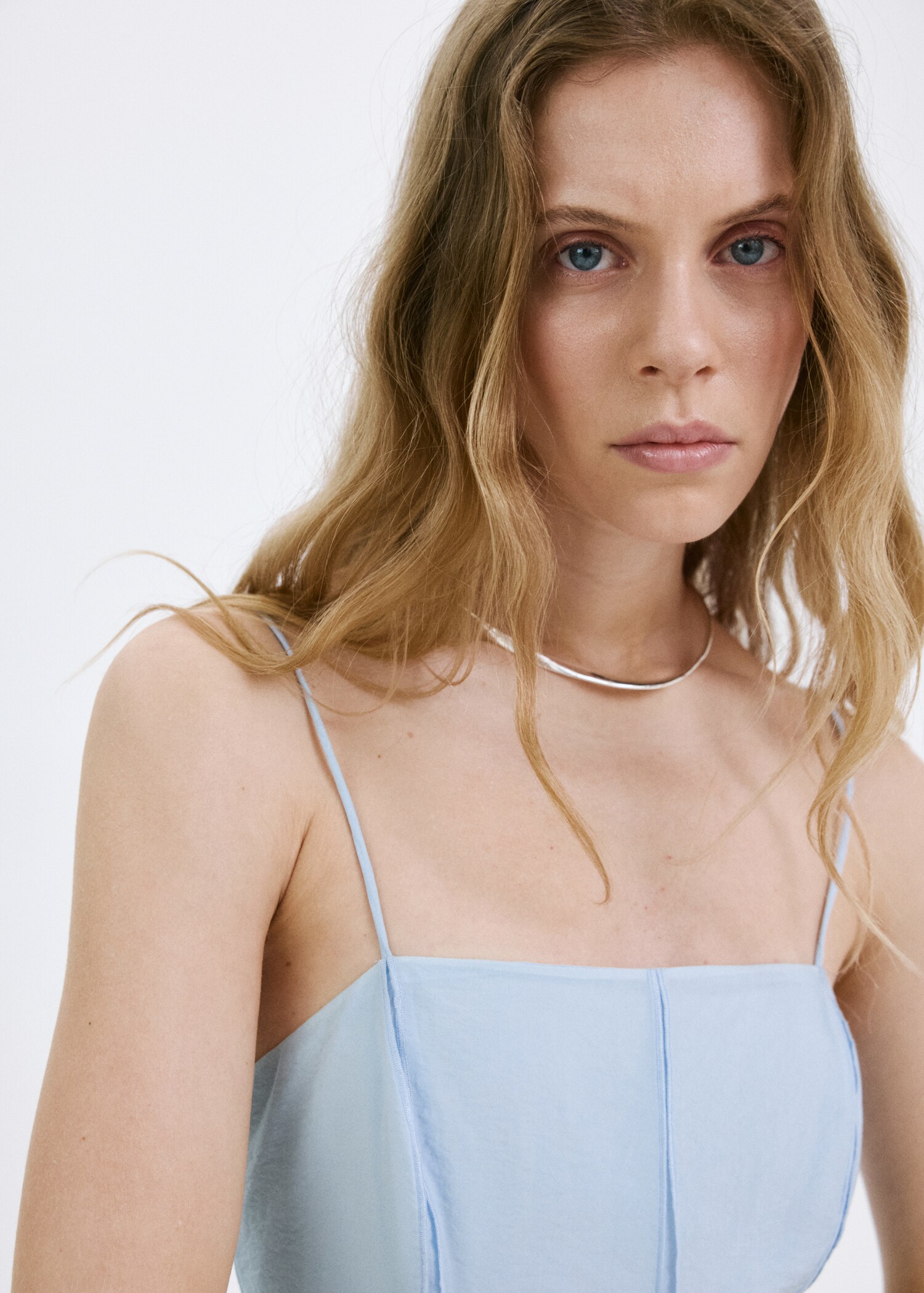 A-line lyocell dress - Details of the article 1